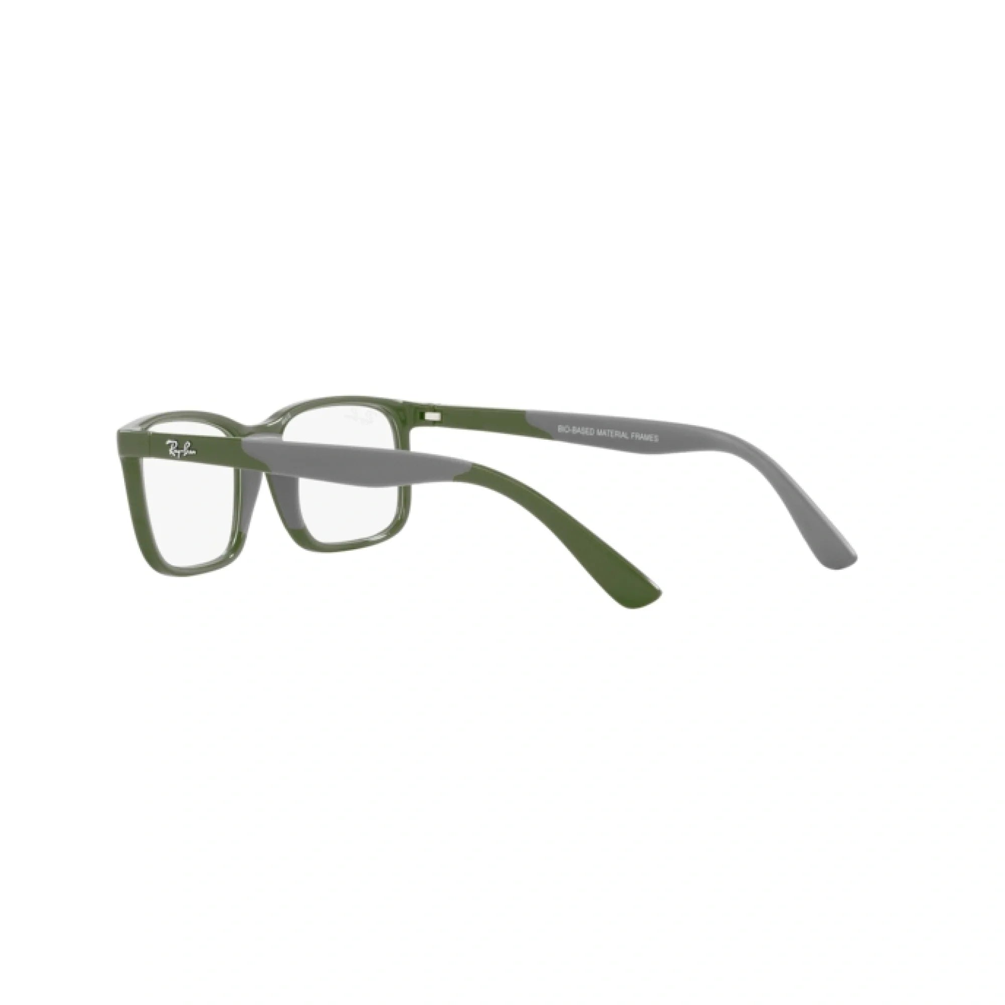RAY-BAN JUNIOR RY 1621 - 3932 VERDE SU GRIGIO | OCCHIALE DA VISTA BAMBINO UNISEX | CALIBRO 49