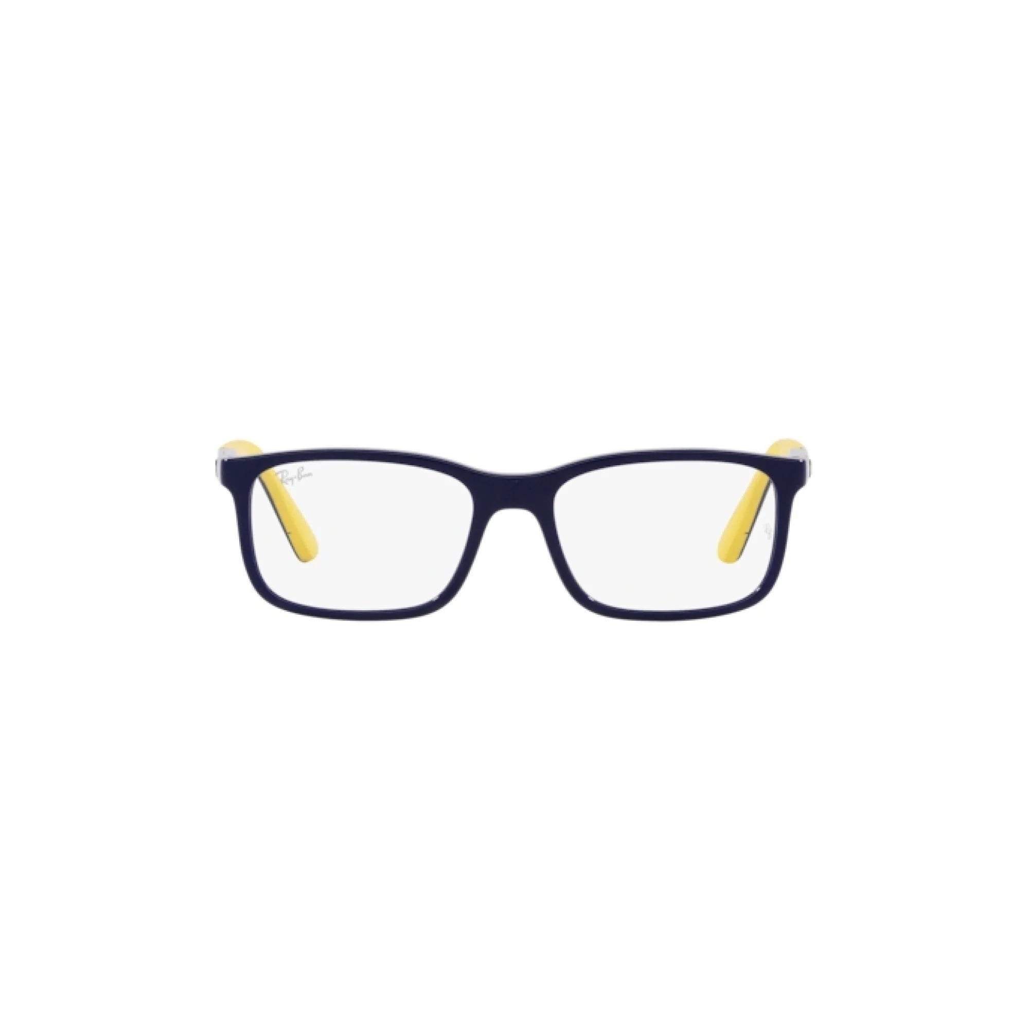 RAY-BAN JUNIOR RY 1621 - 3937 BLU SCURO SU GIALLO | OCCHIALE DA VISTA BAMBINO UNISEX | CALIBRO 49