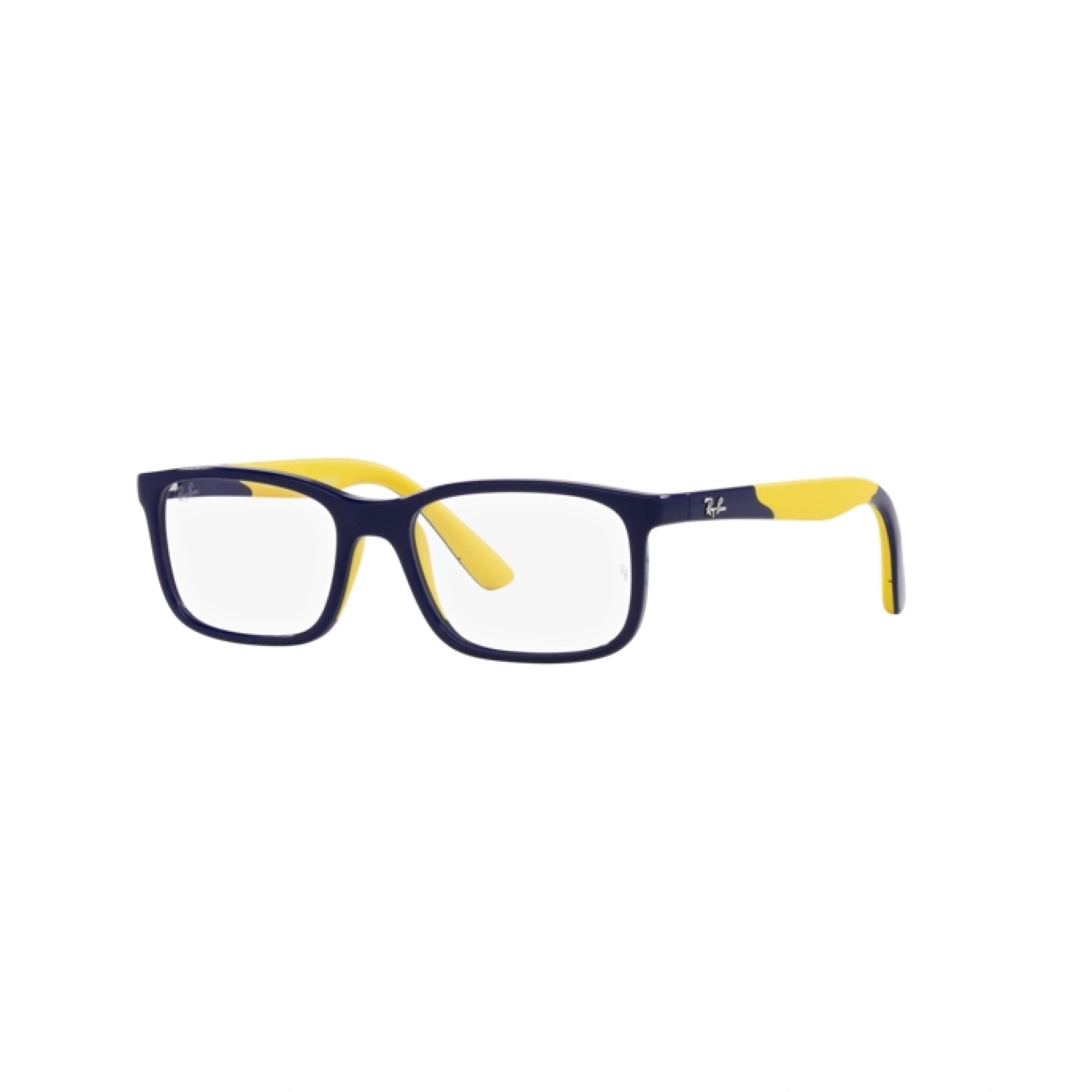 RAY-BAN JUNIOR RY 1621 - 3937 BLU SCURO SU GIALLO | OCCHIALE DA VISTA BAMBINO UNISEX | CALIBRO 47