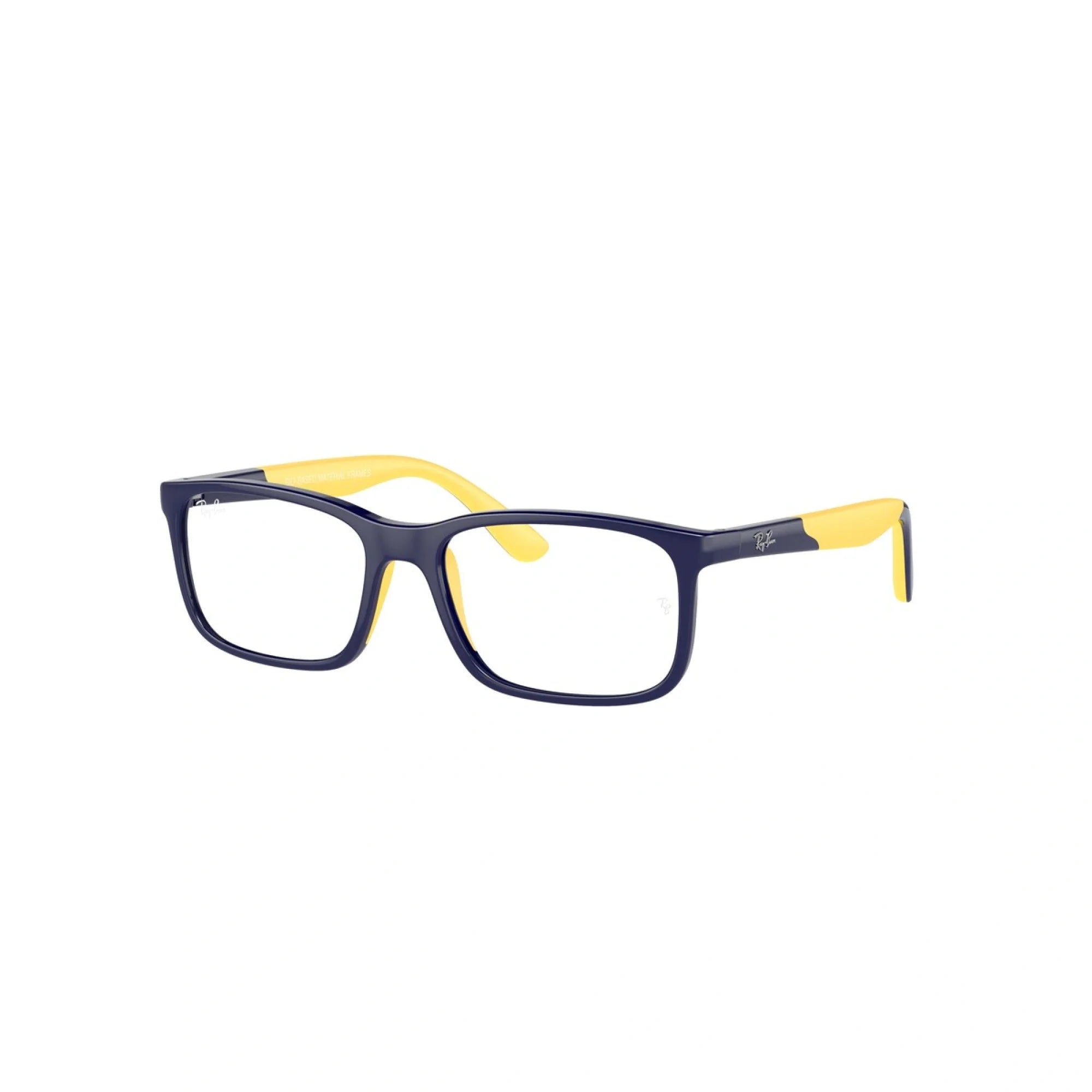 RAY-BAN JUNIOR RY 1621 - 3937 BLU SCURO SU GIALLO | OCCHIALE DA VISTA BAMBINO UNISEX | CALIBRO 49