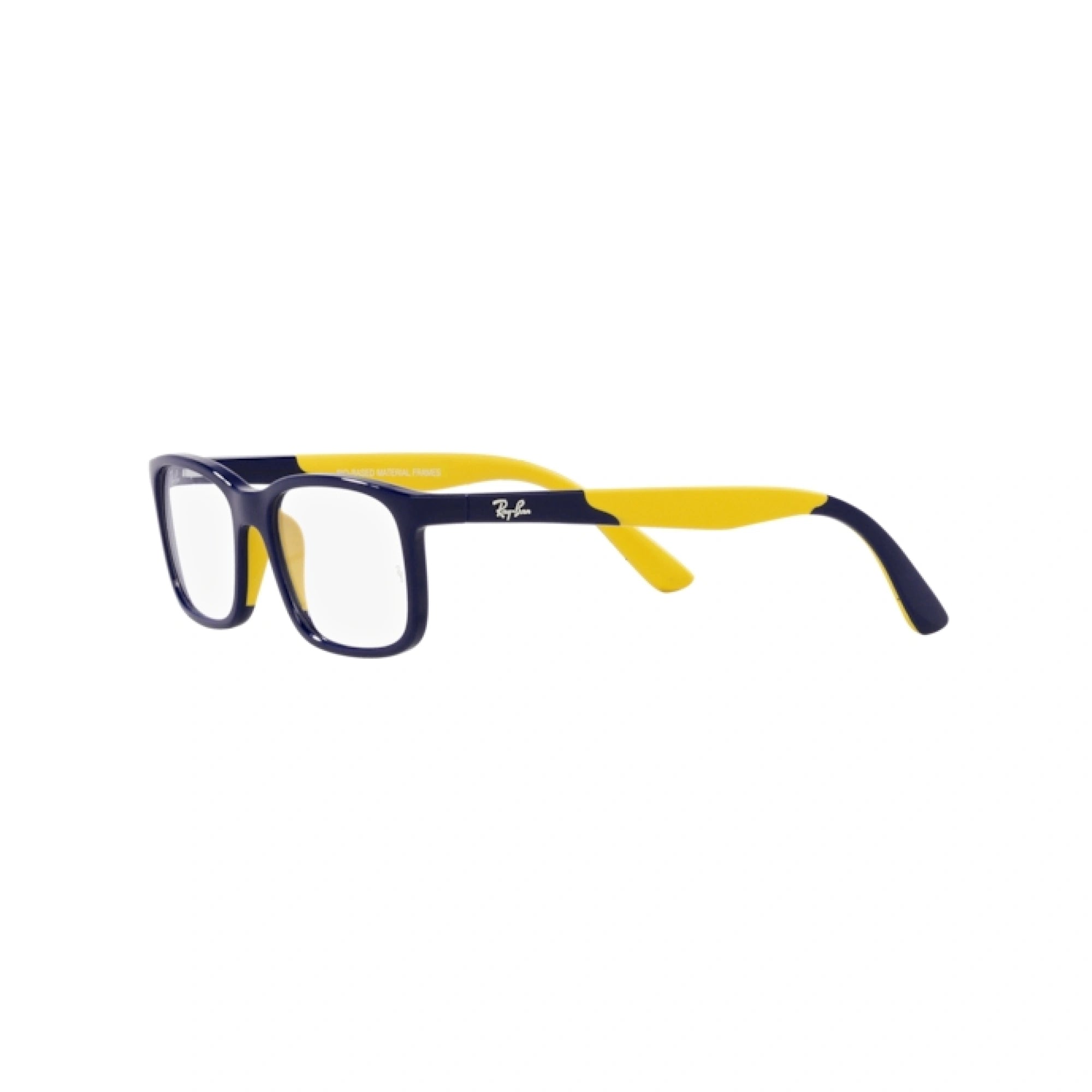 RAY-BAN JUNIOR RY 1621 - 3937 BLU SCURO SU GIALLO | OCCHIALE DA VISTA BAMBINO UNISEX | CALIBRO 47