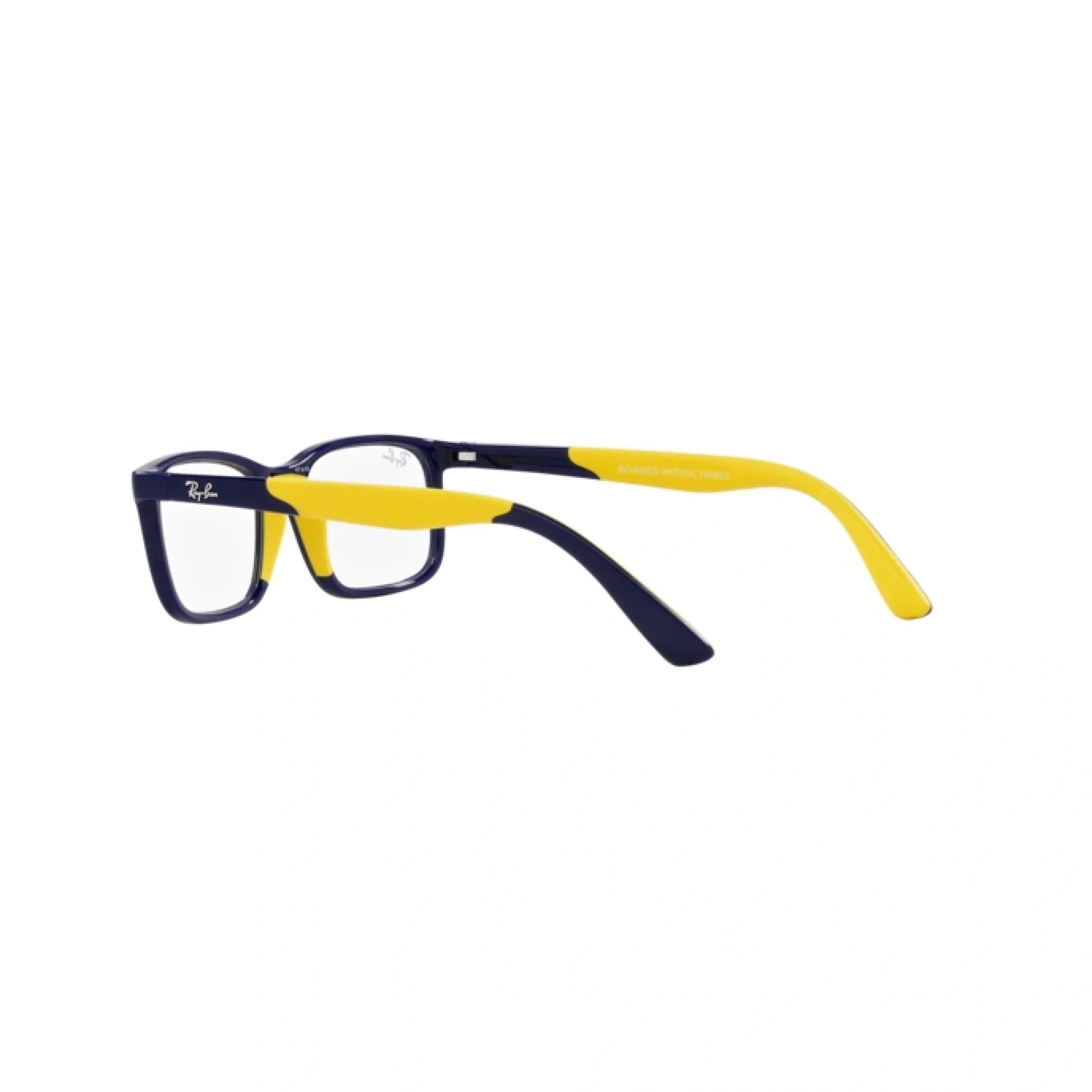 RAY-BAN JUNIOR RY 1621 - 3937 BLU SCURO SU GIALLO | OCCHIALE DA VISTA BAMBINO UNISEX | CALIBRO 49