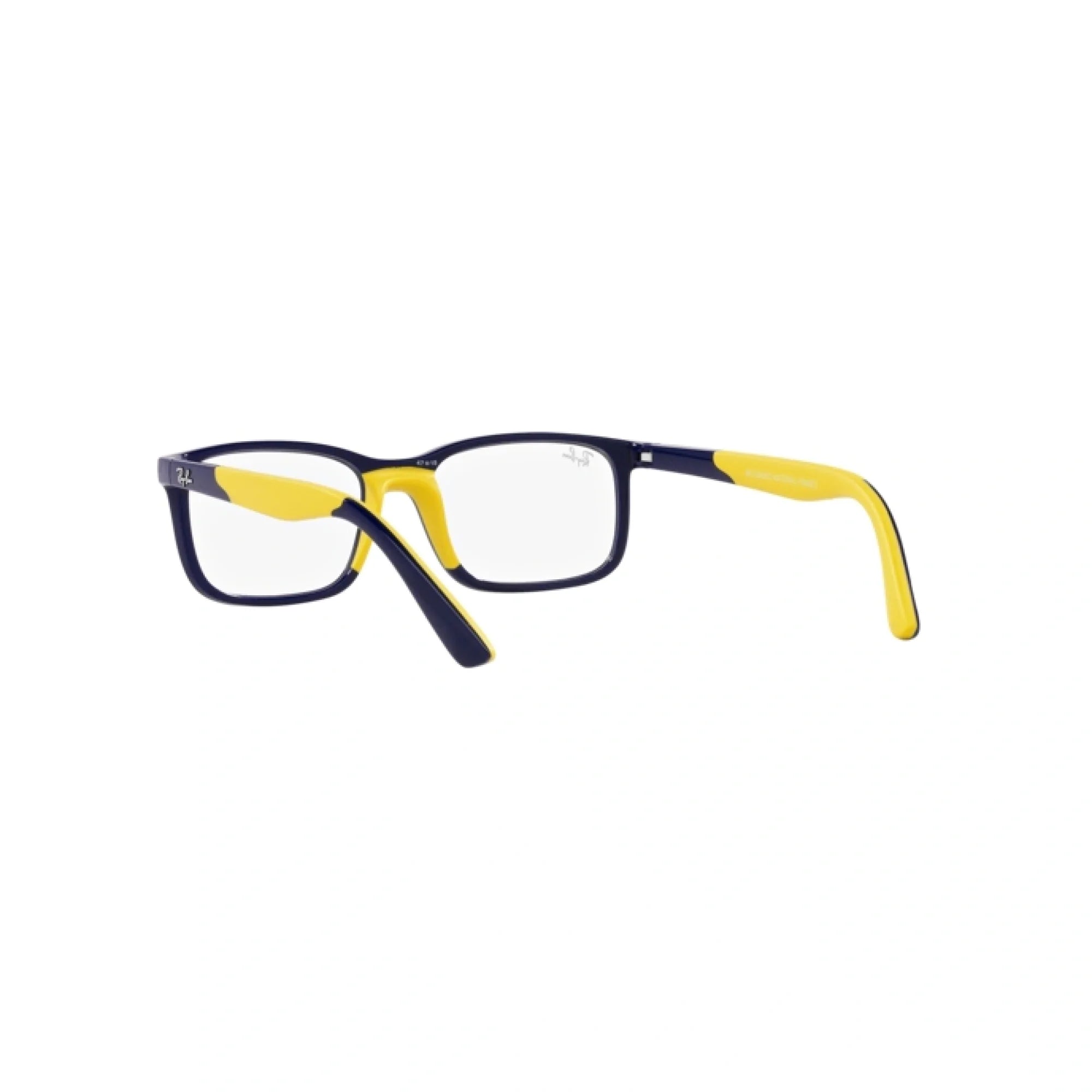 RAY-BAN JUNIOR RY 1621 - 3937 BLU SCURO SU GIALLO | OCCHIALE DA VISTA BAMBINO UNISEX | CALIBRO 49
