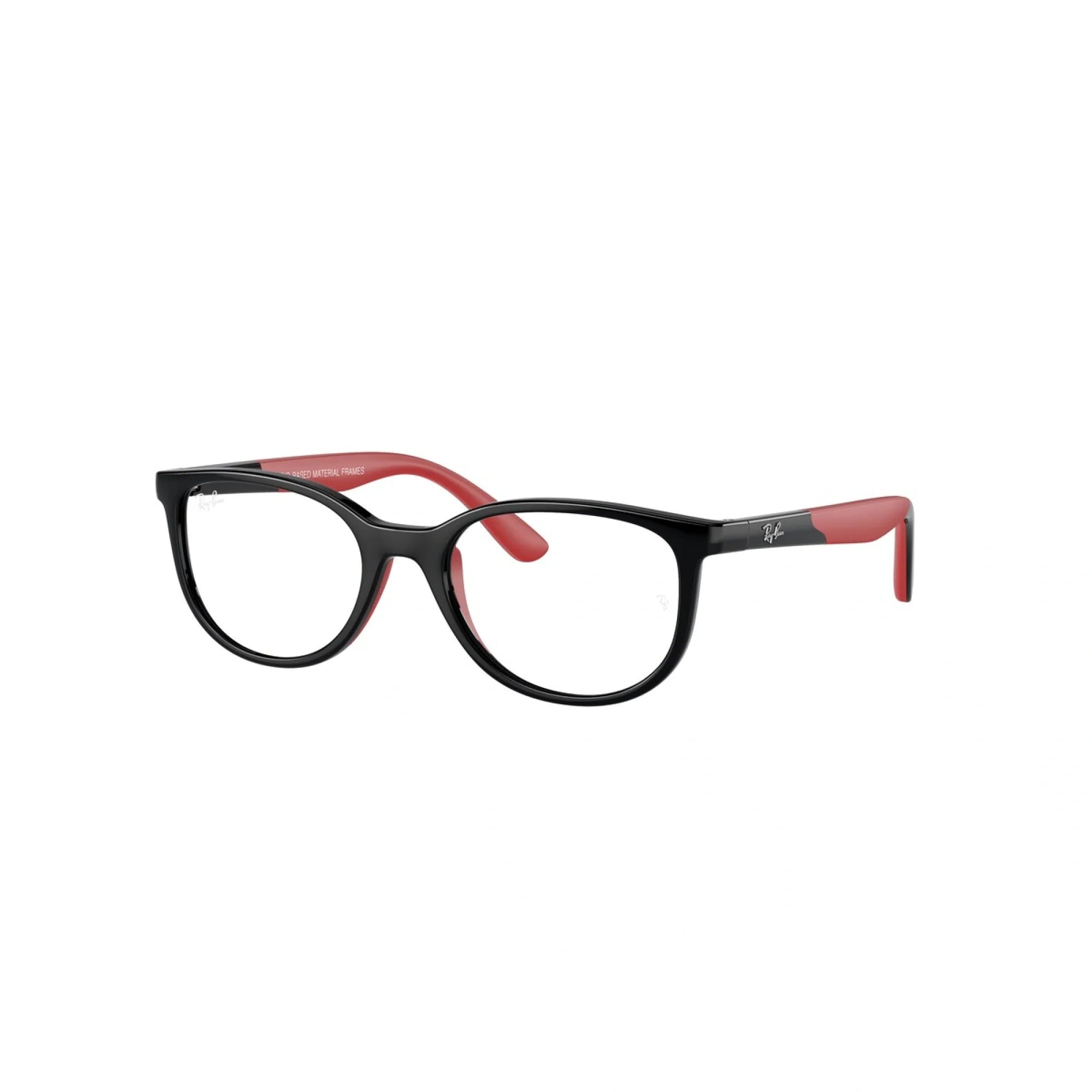 RAY-BAN JUNIOR RY 1622 - 3928 NERO SU ROSSO | OCCHIALE DA VISTA BAMBINO UNISEX | CALIBRO 48