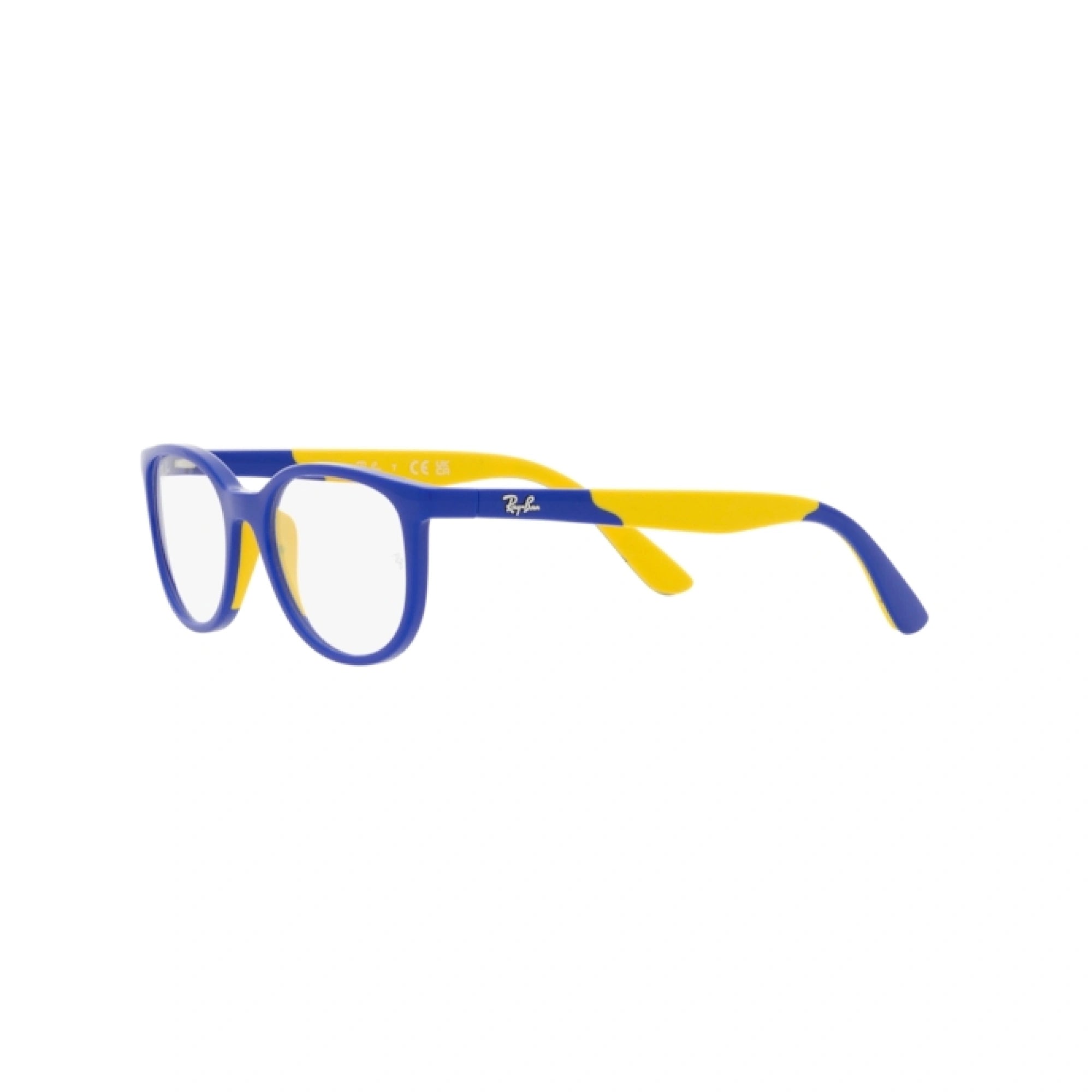 RAY-BAN JUNIOR RY 1622 - 3929 BLU SU GIALLO | OCCHIALE DA VISTA BAMBINO UNISEX | CALIBRO 46