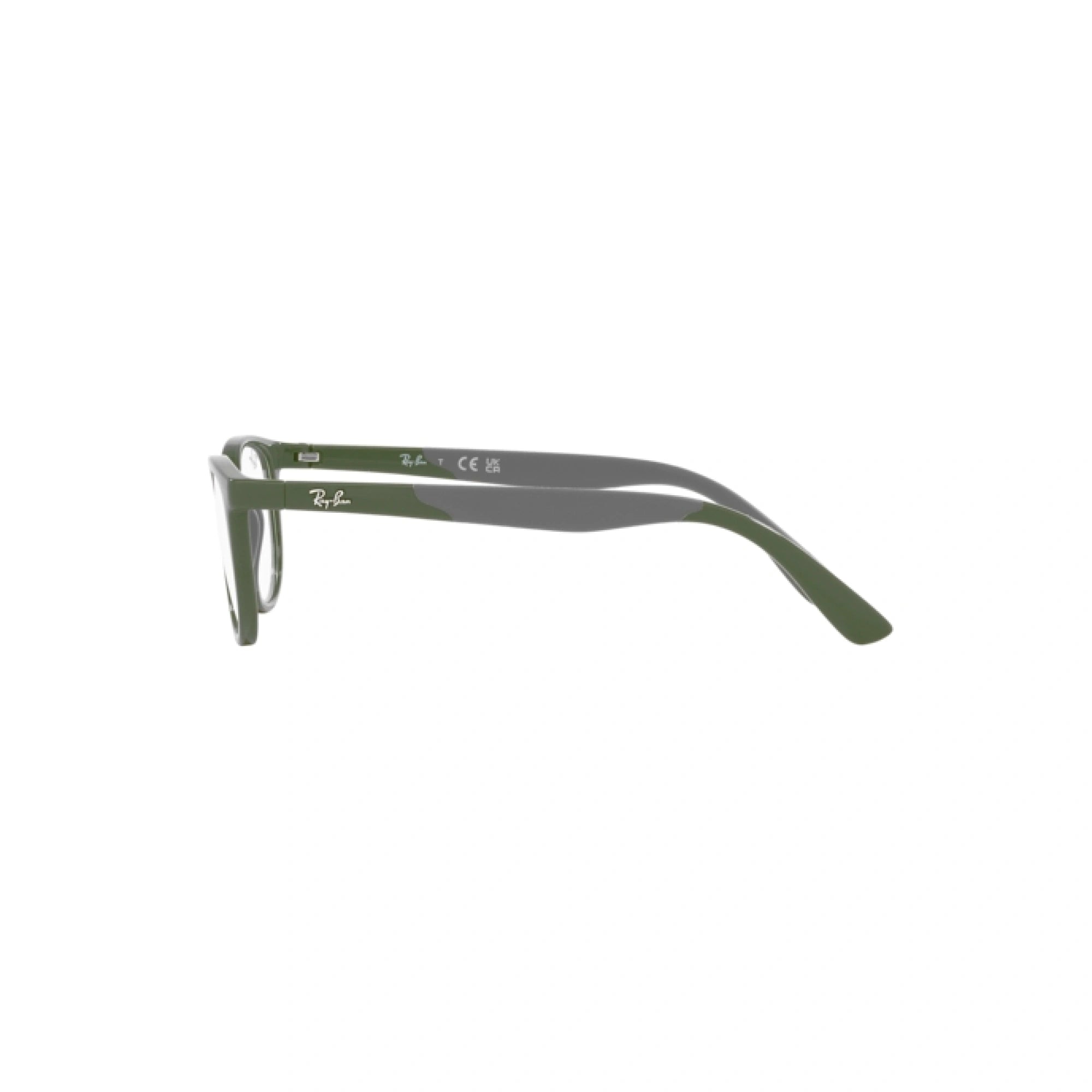 RAY-BAN JUNIOR RY 1622 - 3932 VERDE SU GRIGIO | OCCHIALE DA VISTA BAMBINO UNISEX | CALIBRO 46