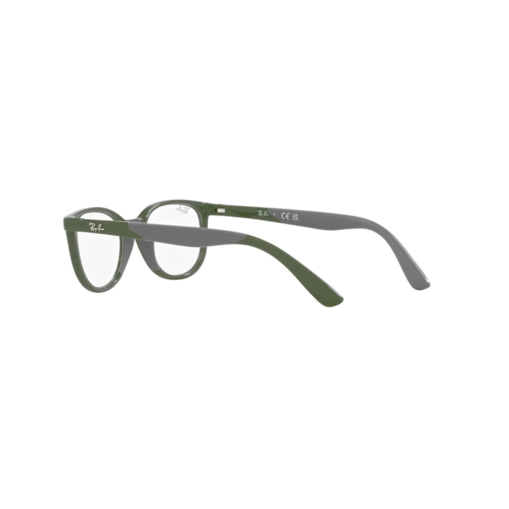 RAY-BAN JUNIOR RY 1622 - 3932 VERDE SU GRIGIO | OCCHIALE DA VISTA BAMBINO UNISEX | CALIBRO 46