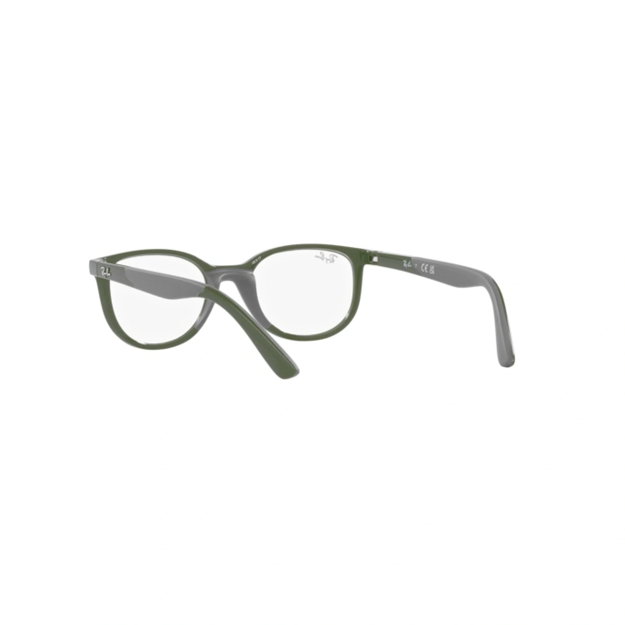 RAY-BAN JUNIOR RY 1622 - 3932 VERDE SU GRIGIO | OCCHIALE DA VISTA BAMBINO UNISEX | CALIBRO 48