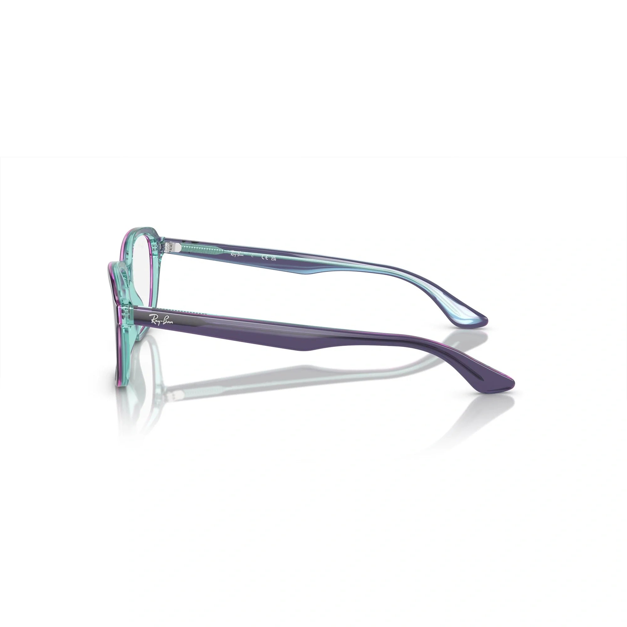 RAY-BAN JUNIOR RY 1627 - 3945 SOPRA BLU, VIOLA E AZZURRO | OCCHIALE DA VISTA BAMBINO UNISEX | CALIBRO 48