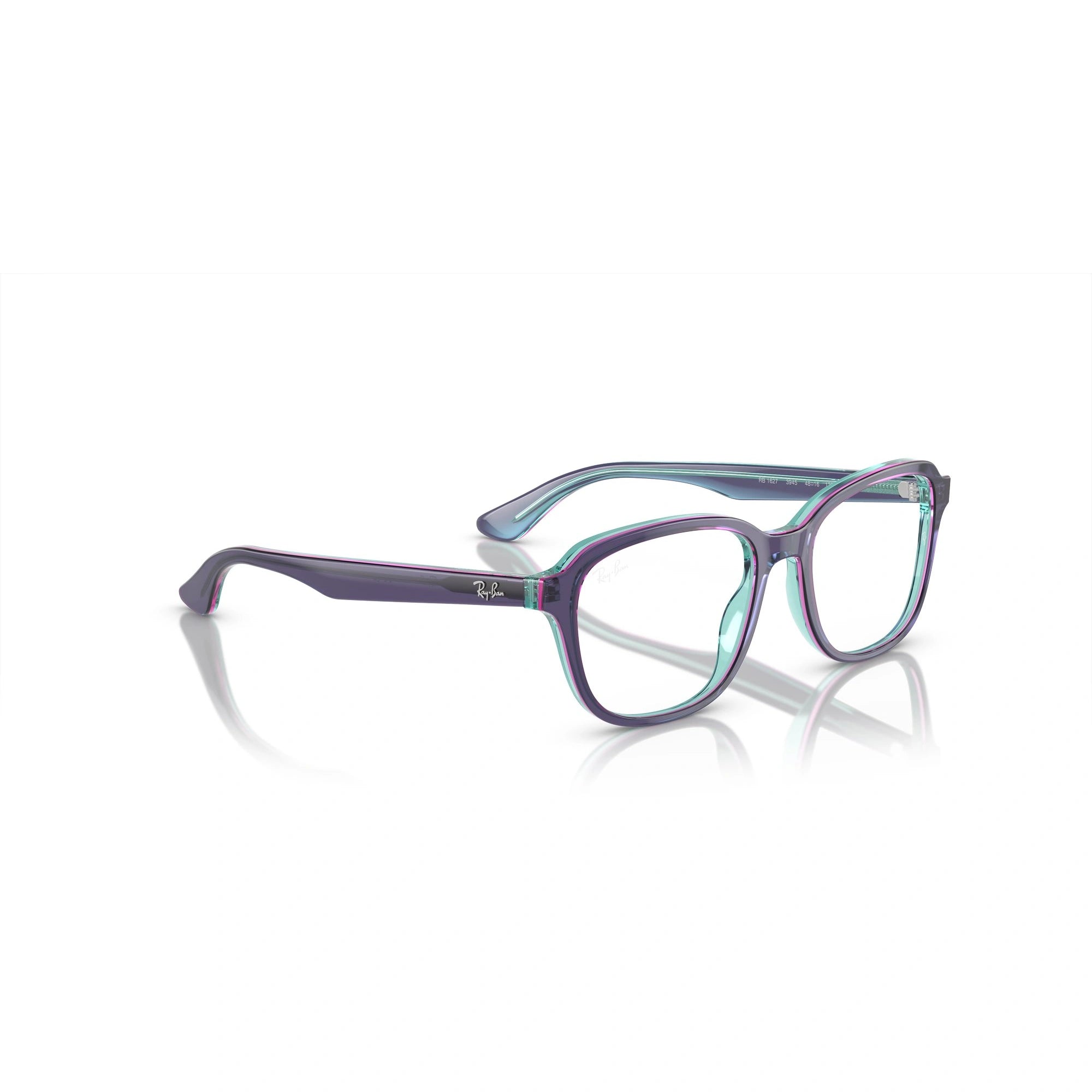 RAY-BAN JUNIOR RY 1627 - 3945 SOPRA BLU, VIOLA E AZZURRO | OCCHIALE DA VISTA BAMBINO UNISEX | CALIBRO 46
