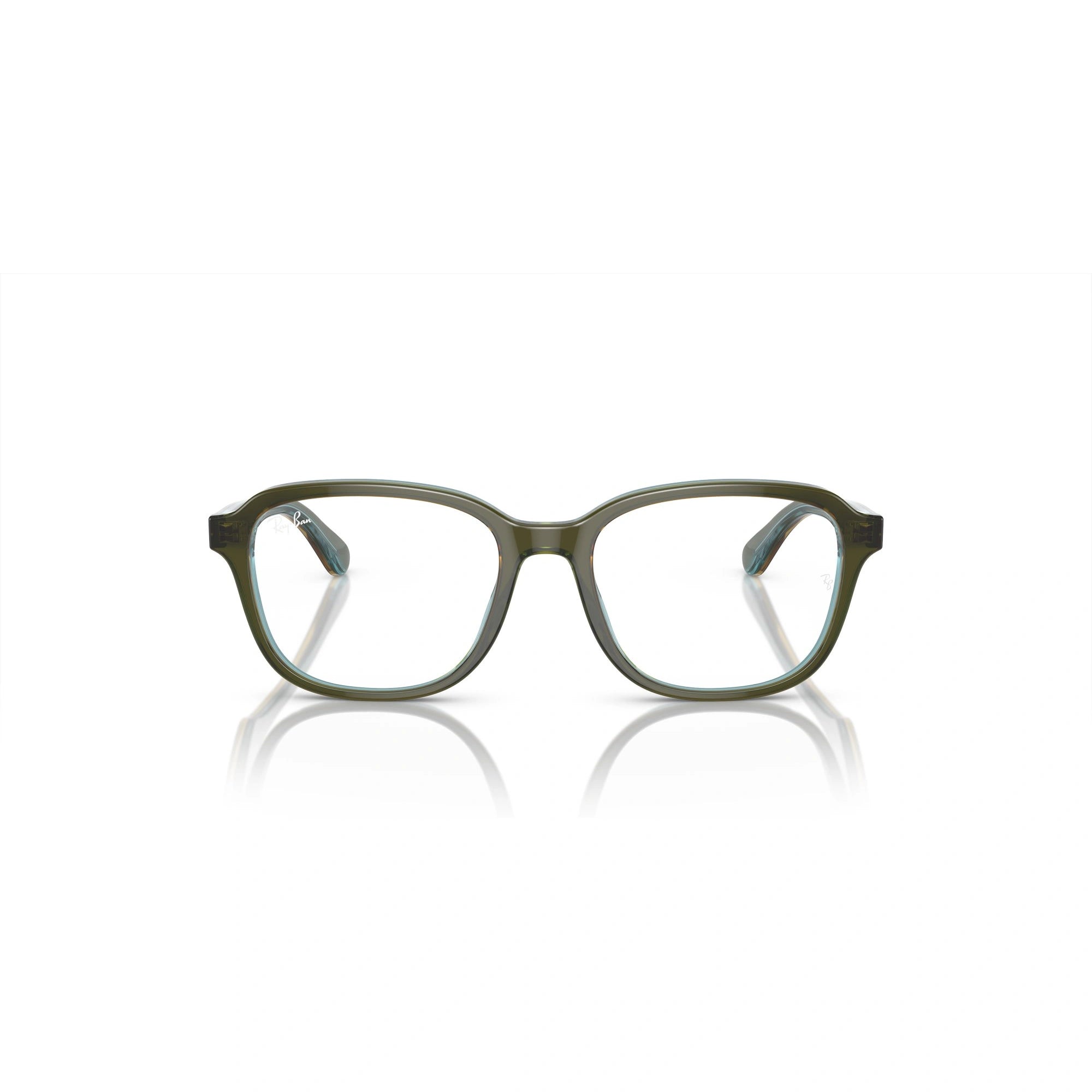 RAY-BAN JUNIOR RY 1627 - 3946 TOP VERDE, ARANCIONE E AZZURRO | OCCHIALE DA VISTA BAMBINO UNISEX | CALIBRO 46