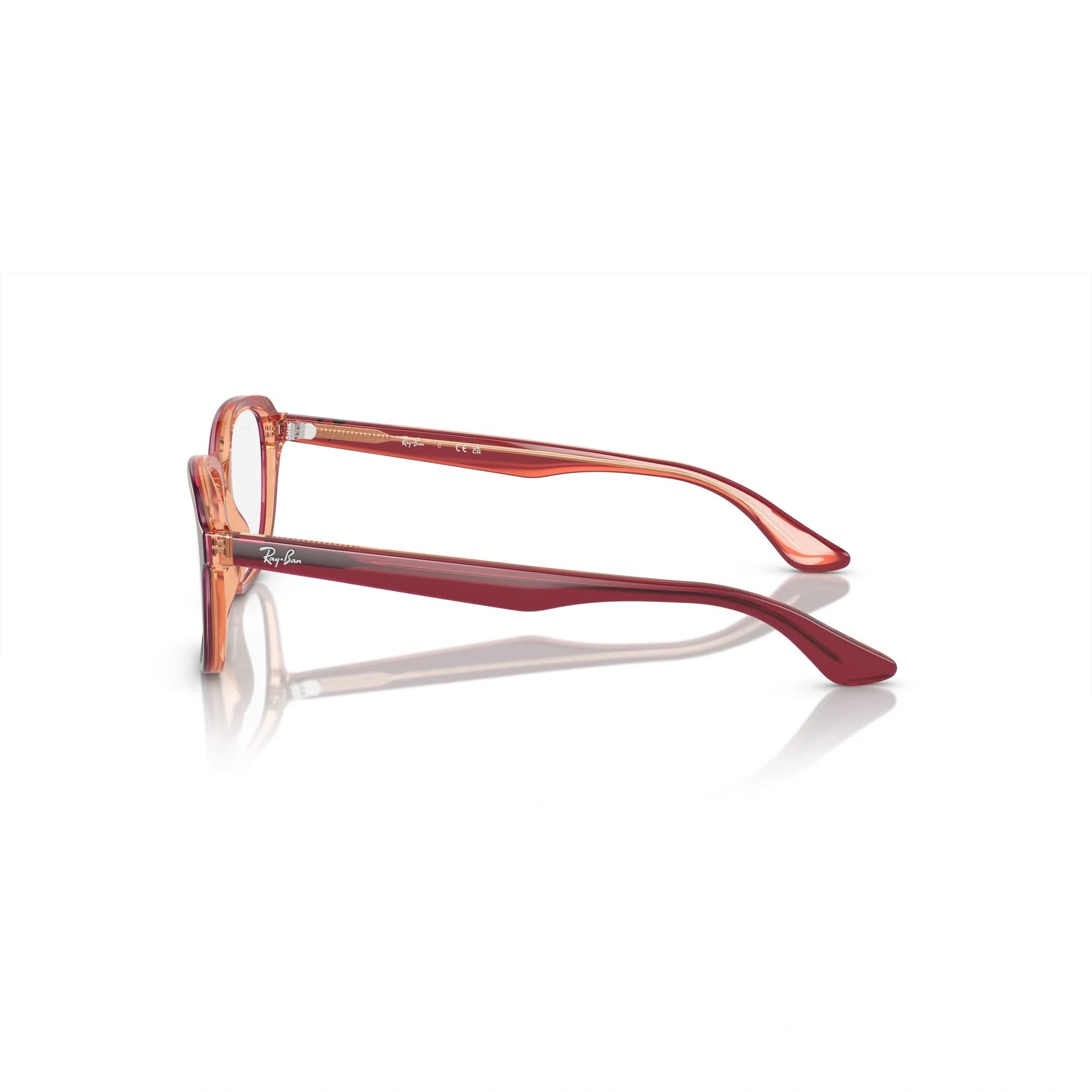 RAY-BAN JUNIOR RY 1627 - 3947 IN ALTO ROSSO, VIOLA E ARANCIONE | OCCHIALE DA VISTA BAMBINO UNISEX | CALIBRO 48