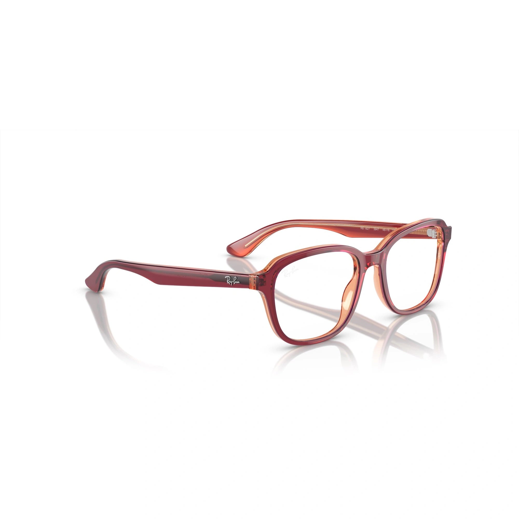 RAY-BAN JUNIOR RY 1627 - 3947 IN ALTO ROSSO, VIOLA E ARANCIONE | OCCHIALE DA VISTA BAMBINO UNISEX | CALIBRO 46