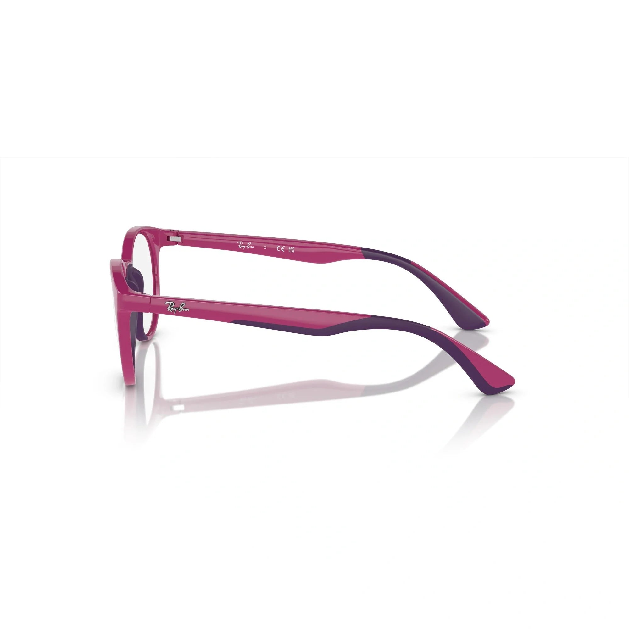 RAY-BAN JUNIOR RY 1628 - 3933 FUCSIA SU VIOLA | OCCHIALE DA VISTA BAMBINO UNISEX | CALIBRO 48