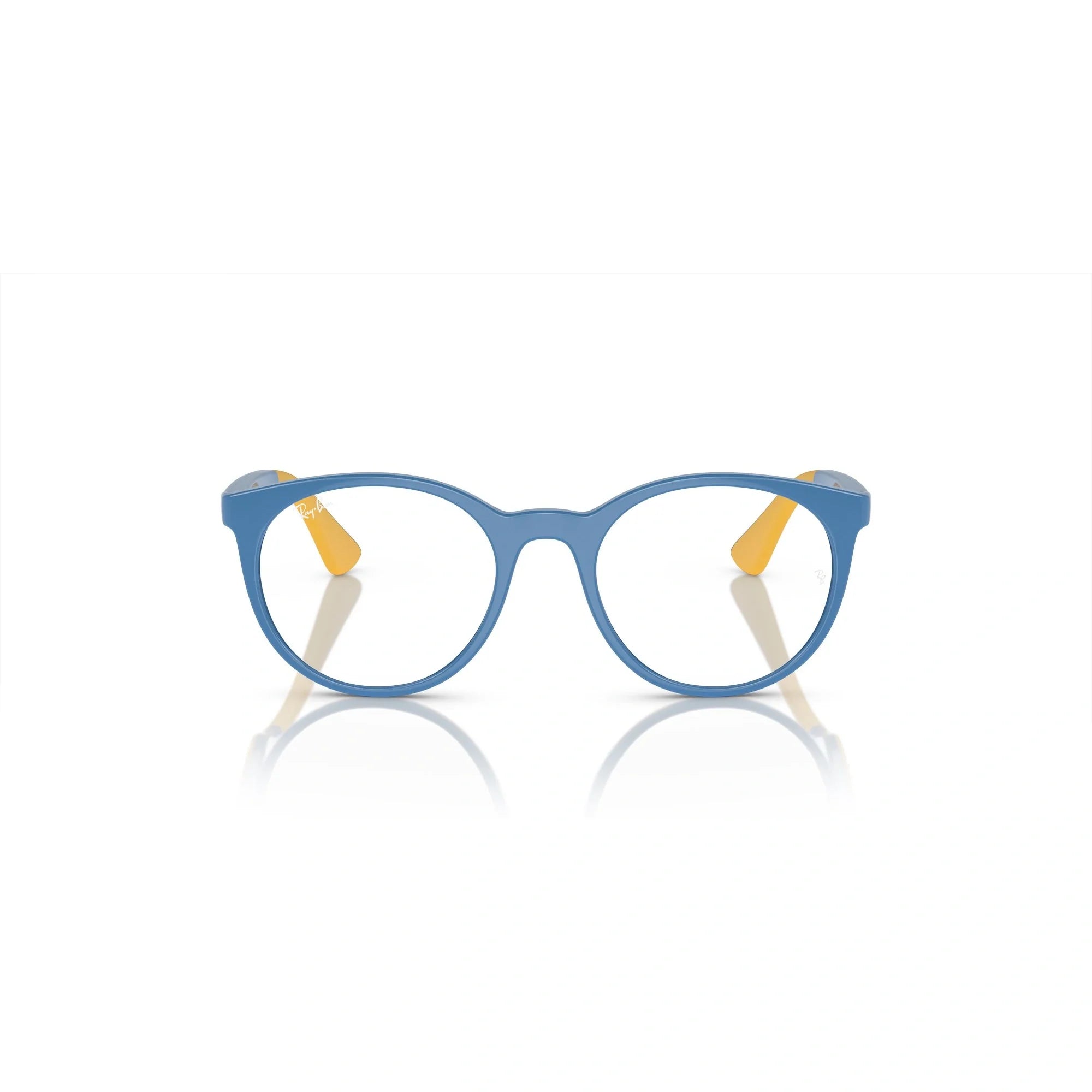 RAY-BAN JUNIOR RY 1628 - 3951 AZZURRO SU GIALLO | OCCHIALE DA VISTA BAMBINO UNISEX | CALIBRO 48