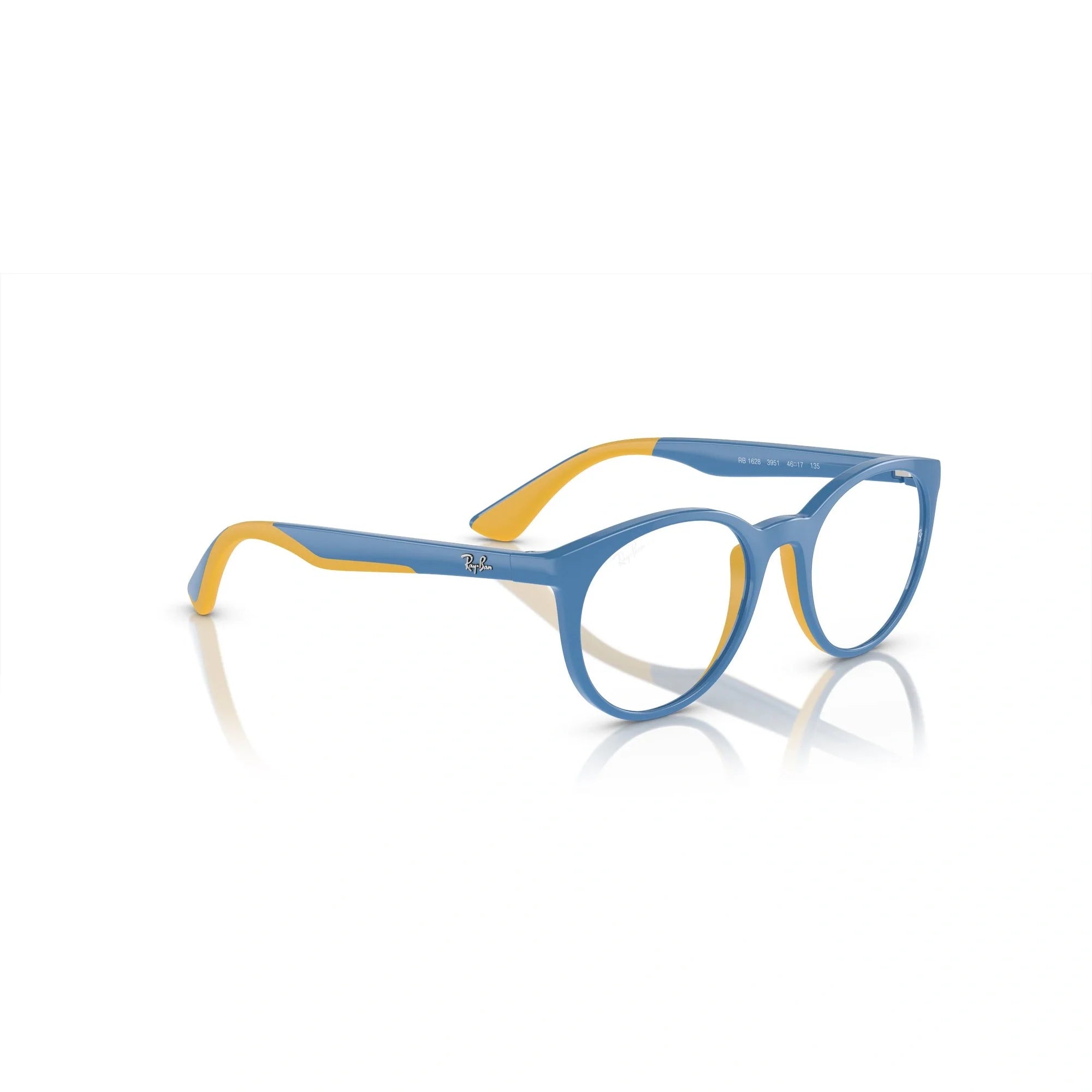 RAY-BAN JUNIOR RY 1628 - 3951 AZZURRO SU GIALLO | OCCHIALE DA VISTA BAMBINO UNISEX | CALIBRO 48
