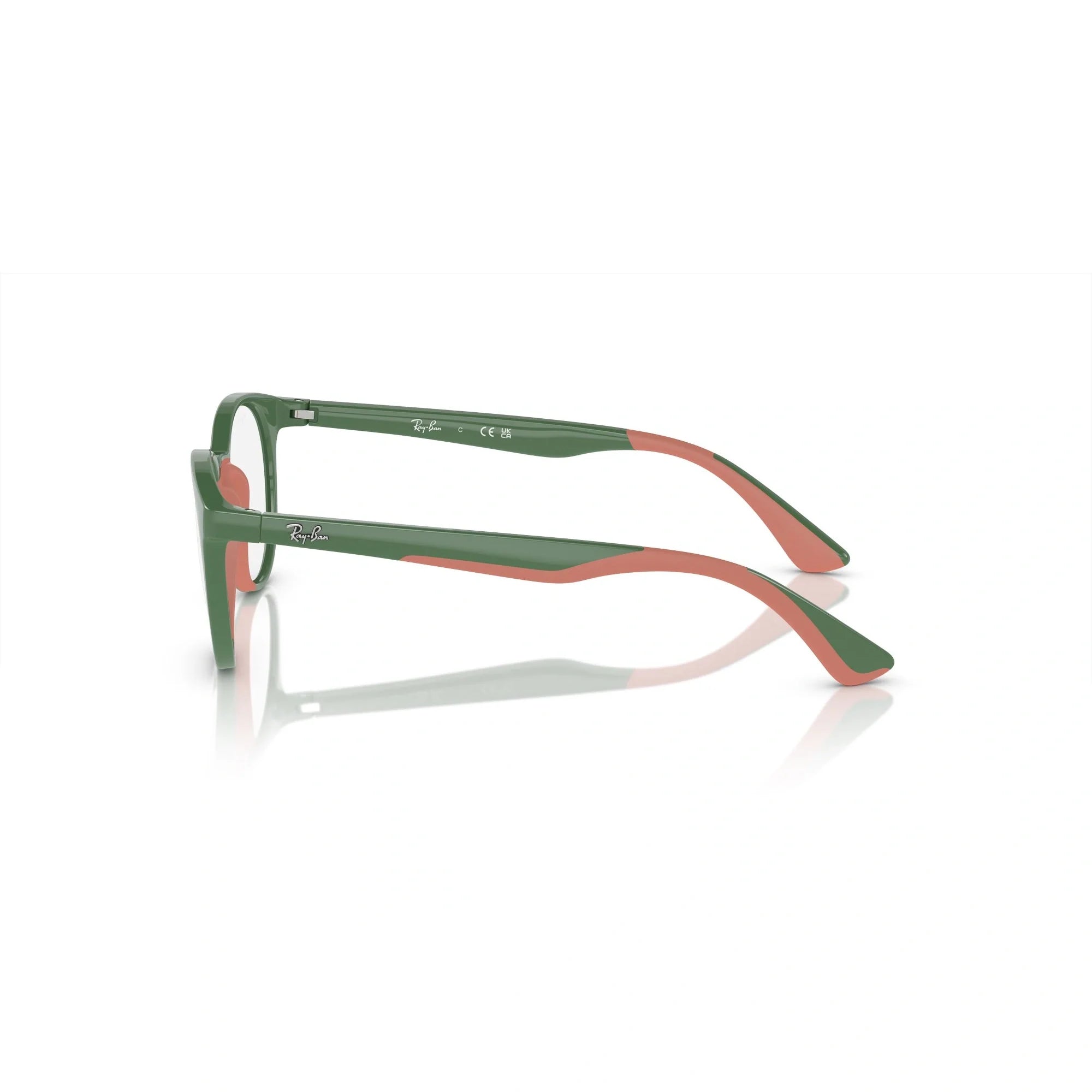 RAY-BAN JUNIOR RY 1628 - 3952 VERDE SU ROSA | OCCHIALE DA VISTA BAMBINO UNISEX | CALIBRO 48