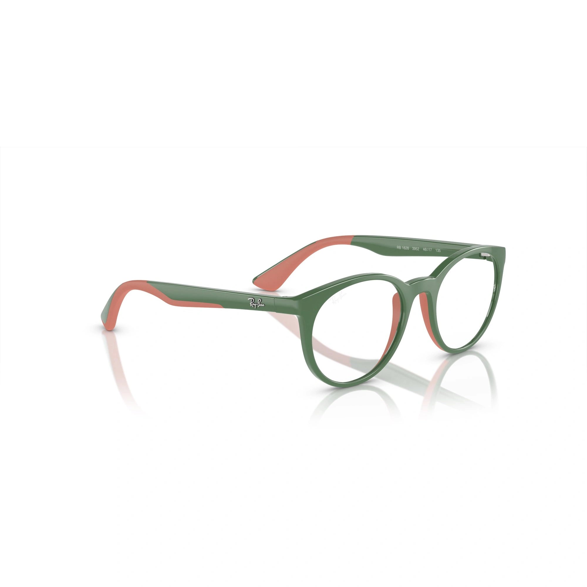 RAY-BAN JUNIOR RY 1628 - 3952 VERDE SU ROSA | OCCHIALE DA VISTA BAMBINO UNISEX | CALIBRO 46