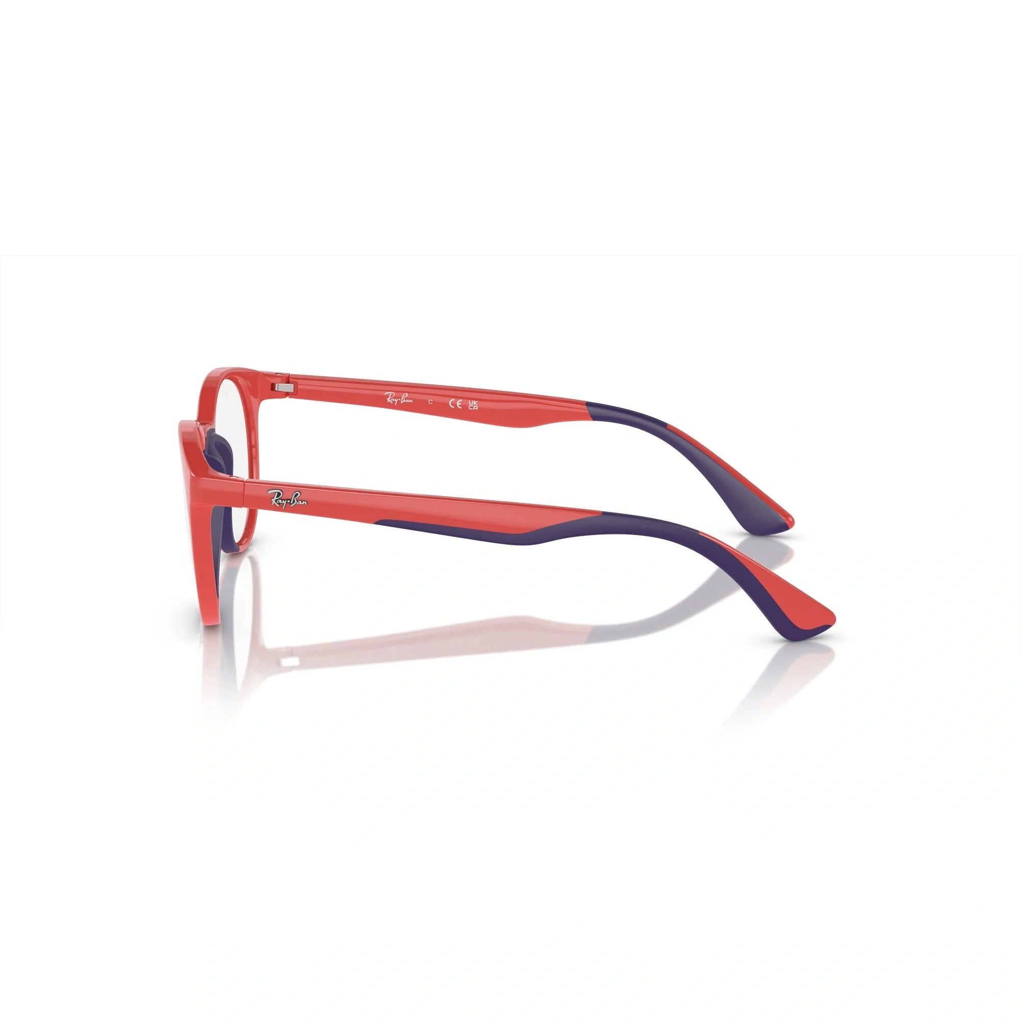 RAY-BAN JUNIOR RY 1628 - 3953 ROSSO SU BLU | OCCHIALE DA VISTA BAMBINO UNISEX | CALIBRO 48