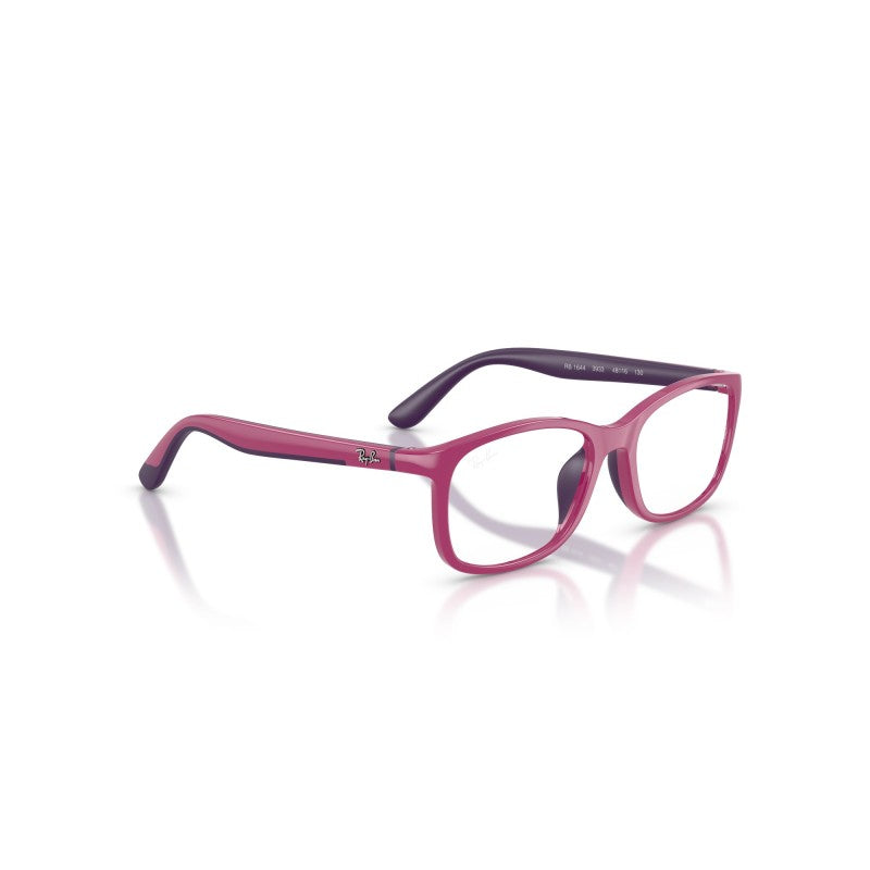OCCHIALI DA VISTA BAMBINO UNISEX | RAY-BAN JUNIOR RY 1644 - 3933 FUCSIA SU VIOLA GOMMA - CALIBRO 48