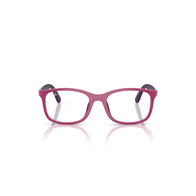 OCCHIALI DA VISTA BAMBINO UNISEX | RAY-BAN JUNIOR RY 1644 - 3933 FUCSIA SU VIOLA GOMMA - CALIBRO 48
