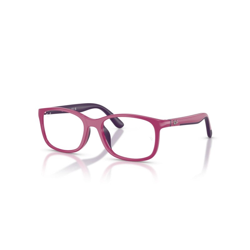 OCCHIALI DA VISTA BAMBINO UNISEX | RAY-BAN JUNIOR RY 1644 - 3933 FUCSIA SU VIOLA GOMMA - CALIBRO 48