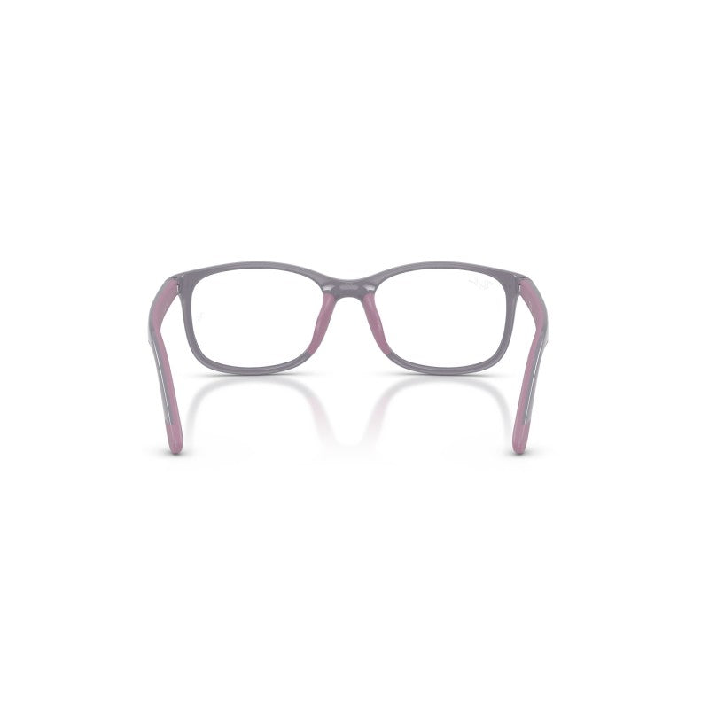 OCCHIALI DA VISTA BAMBINO UNISEX | RAY-BAN JUNIOR RY 1644 - 7512 VIOLA SU ROSA GOMMA - CALIBRO 46