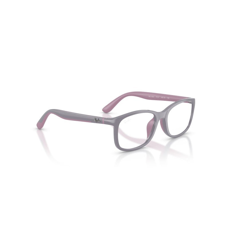 OCCHIALI DA VISTA BAMBINO UNISEX | RAY-BAN JUNIOR RY 1644 - 7512 VIOLA SU ROSA GOMMA - CALIBRO 48