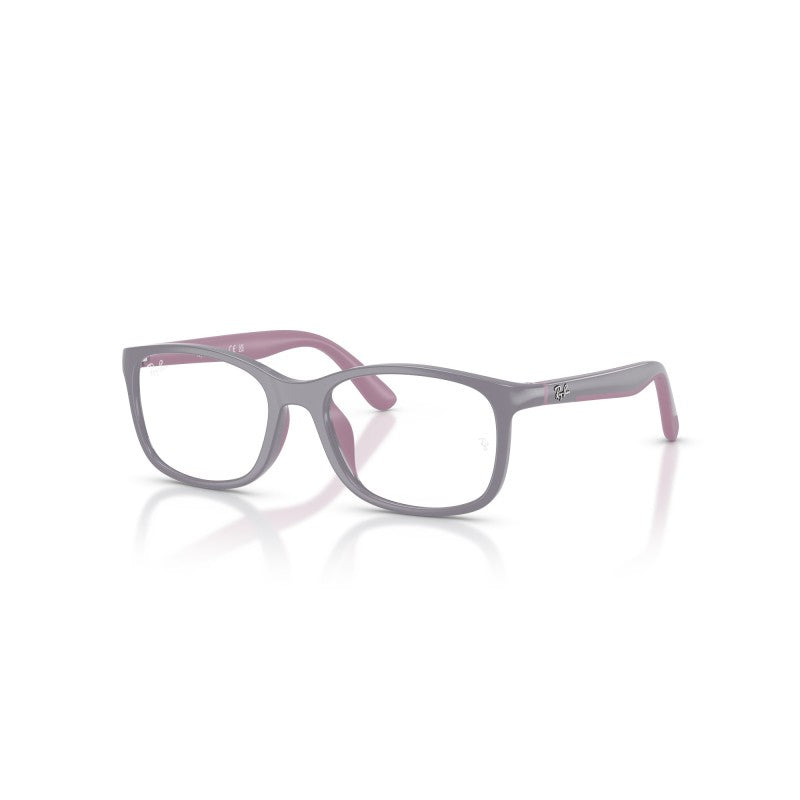 OCCHIALI DA VISTA BAMBINO UNISEX | RAY-BAN JUNIOR RY 1644 - 7512 VIOLA SU ROSA GOMMA - CALIBRO 48