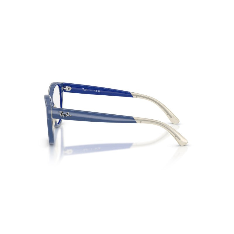 OCCHIALI DA VISTA BAMBINO UNISEX | RAY-BAN JUNIOR RY 1950 - 7203 BLU SU TRASPARENTE - CALIBRO 46