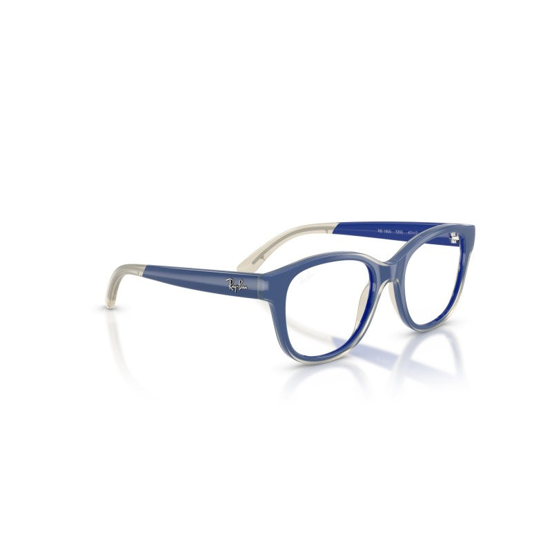 OCCHIALI DA VISTA BAMBINO UNISEX | RAY-BAN JUNIOR RY 1950 - 7203 BLU SU TRASPARENTE - CALIBRO 46
