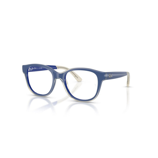 OCCHIALI DA VISTA BAMBINO UNISEX | RAY-BAN JUNIOR RY 1950 - 7203 BLU SU TRASPARENTE - CALIBRO 46
