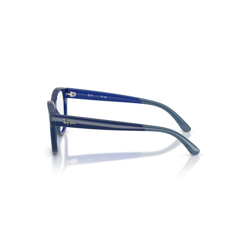 OCCHIALI DA VISTA BAMBINO UNISEX | RAY-BAN JUNIOR RY 1950 - 7205 BLU SU BLU TRASPARENTE - CALIBRO 46