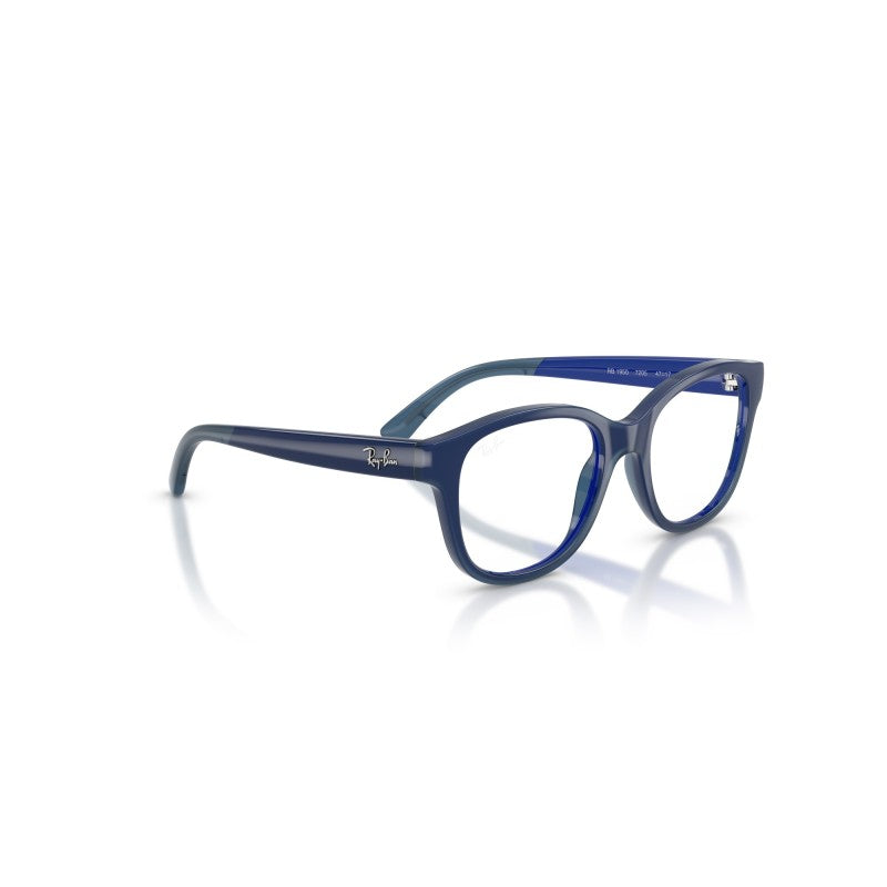 OCCHIALI DA VISTA BAMBINO UNISEX | RAY-BAN JUNIOR RY 1950 - 7205 BLU SU BLU TRASPARENTE - CALIBRO 46