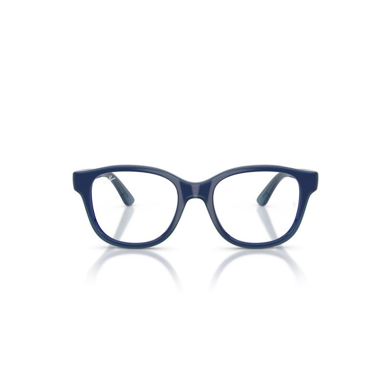 OCCHIALI DA VISTA BAMBINO UNISEX | RAY-BAN JUNIOR RY 1950 - 7205 BLU SU BLU TRASPARENTE - CALIBRO 46