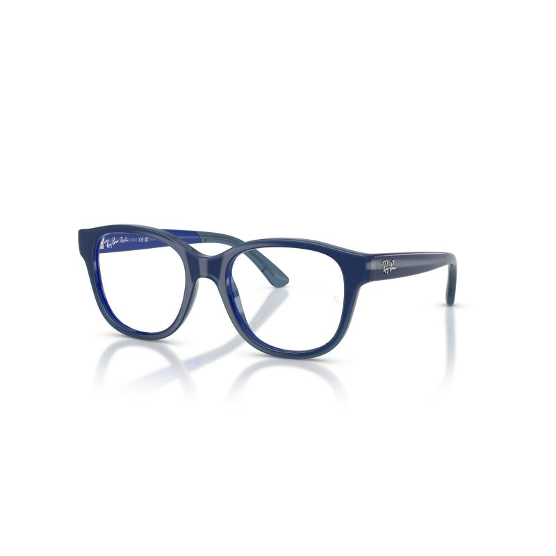 OCCHIALI DA VISTA BAMBINO UNISEX | RAY-BAN JUNIOR RY 1950 - 7205 BLU SU BLU TRASPARENTE - CALIBRO 46