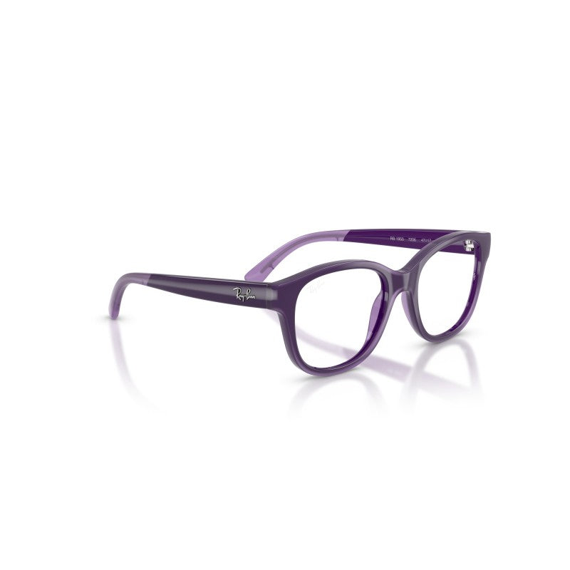 OCCHIALI DA VISTA BAMBINO UNISEX | RAY-BAN JUNIOR RY 1950 - 7206 VIOLA SU VIOLA TRASPARENTE - CALIBRO 44