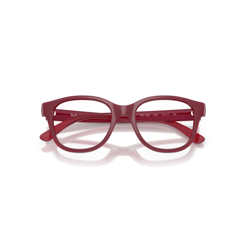 OCCHIALI DA VISTA BAMBINO UNISEX | RAY-BAN JUNIOR RY 1950 - 7207 FUCSIA SU FUCSIA TRASPARENTE - CALIBRO 44