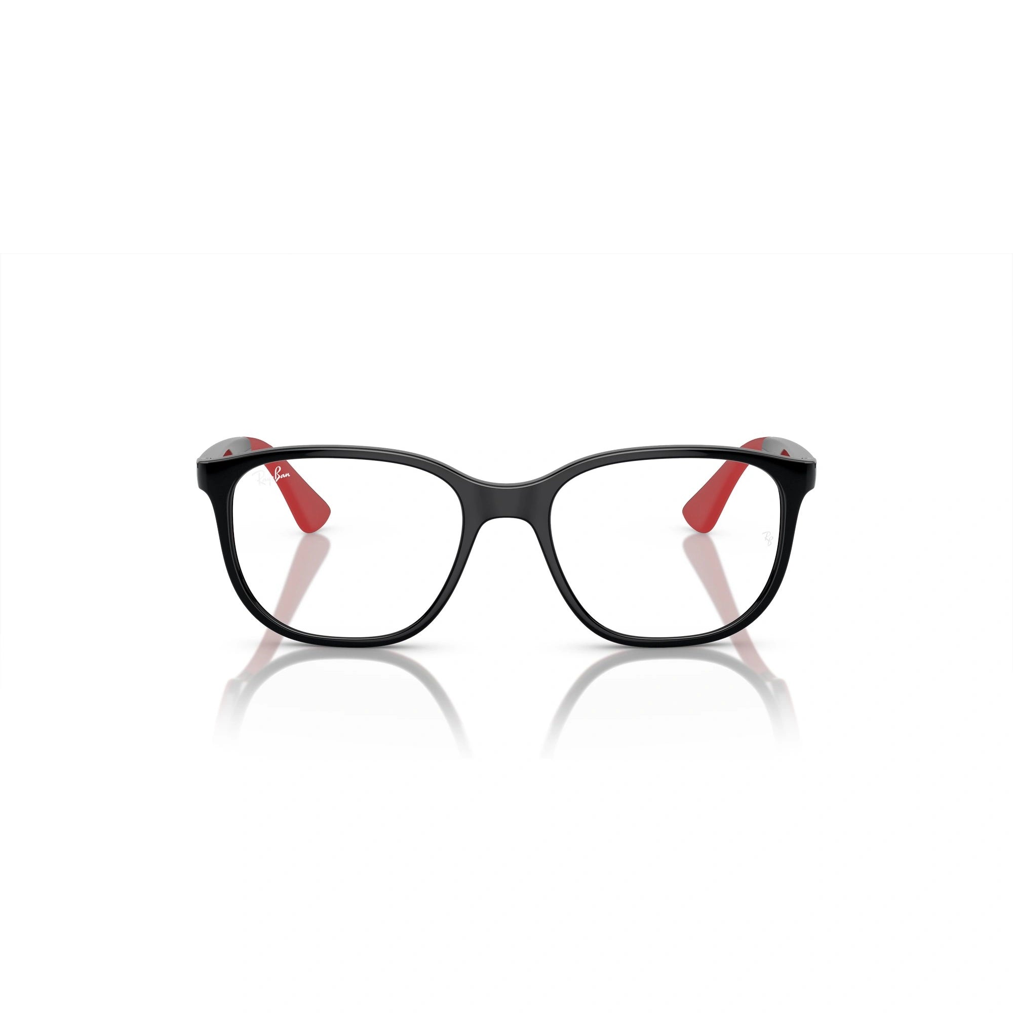 RAY-BAN JUNIOR RY 9078V - 3928 NERO SU ROSSO | OCCHIALE DA VISTA BAMBINO UNISEX | CALIBRO 46