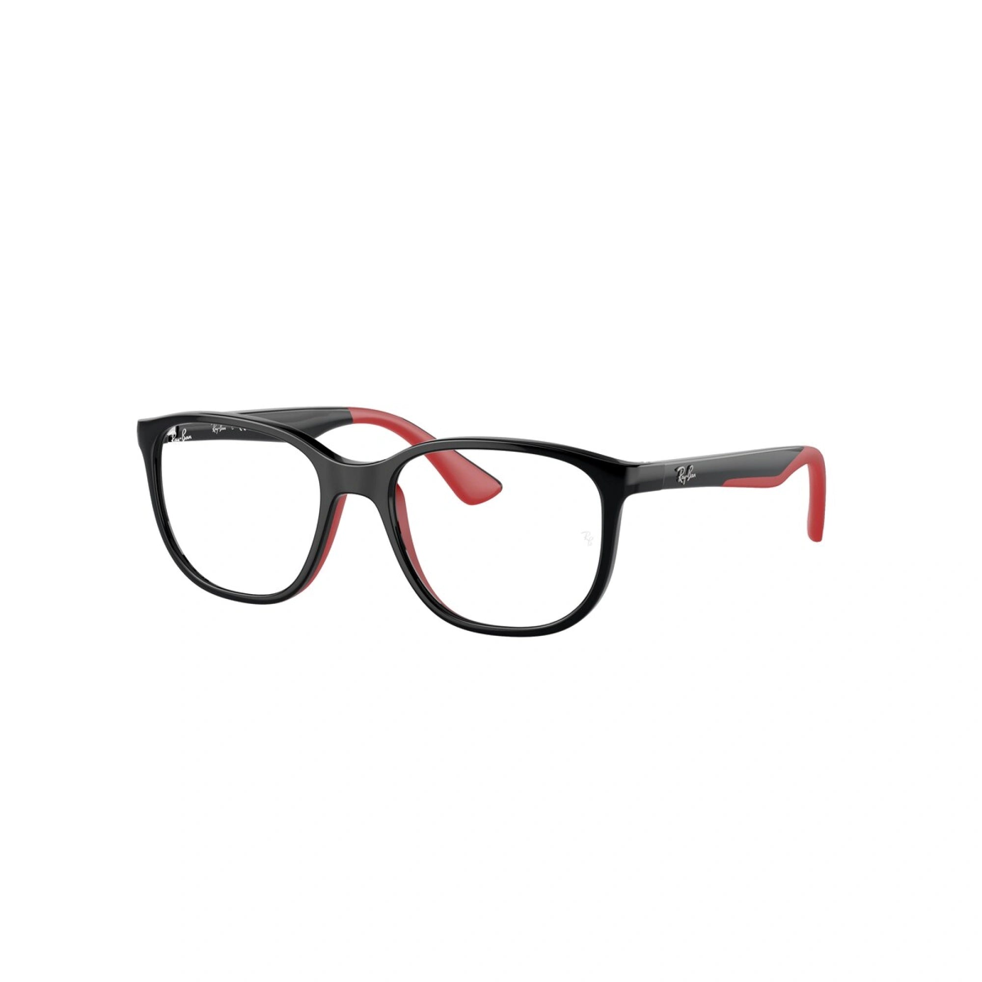 RAY-BAN JUNIOR RY 9078V - 3928 NERO SU ROSSO | OCCHIALE DA VISTA BAMBINO UNISEX | CALIBRO 46