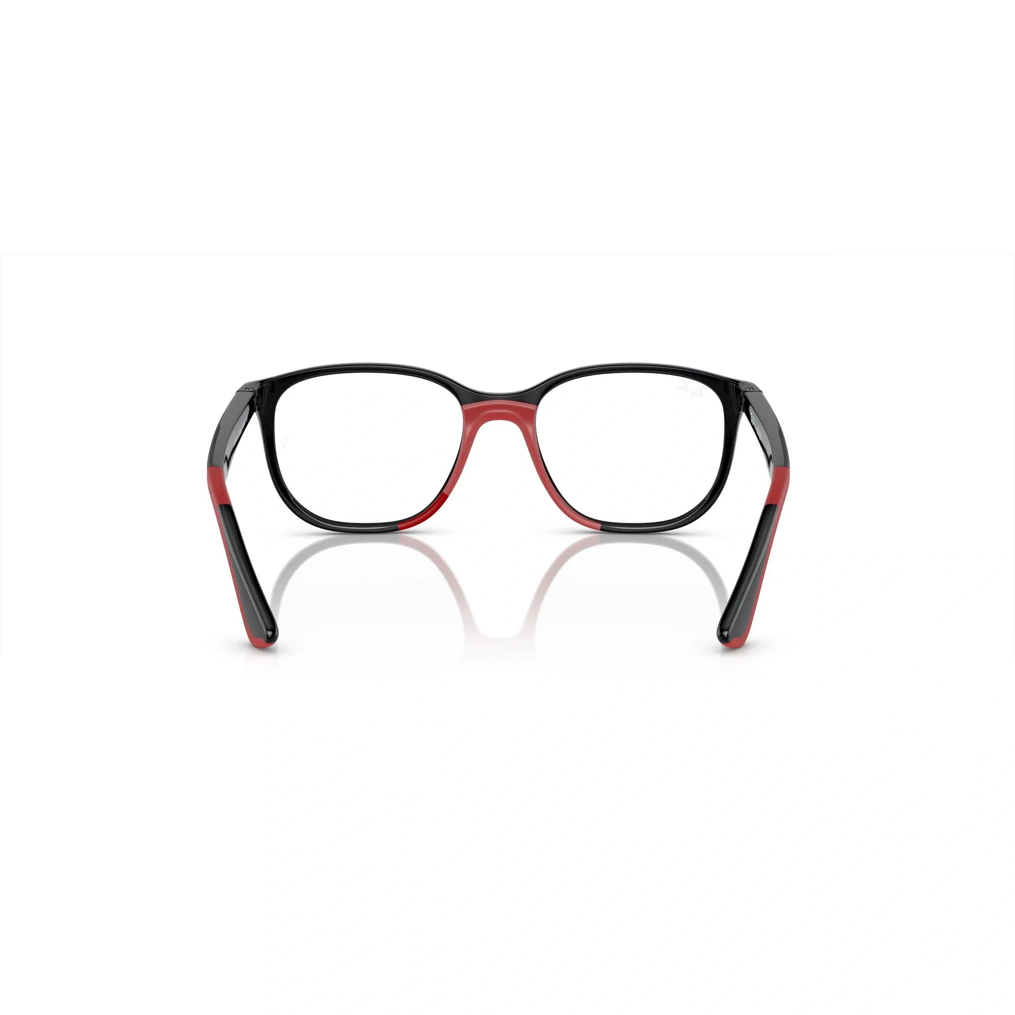RAY-BAN JUNIOR RY 9078V - 3928 NERO SU ROSSO | OCCHIALE DA VISTA BAMBINO UNISEX | CALIBRO 48