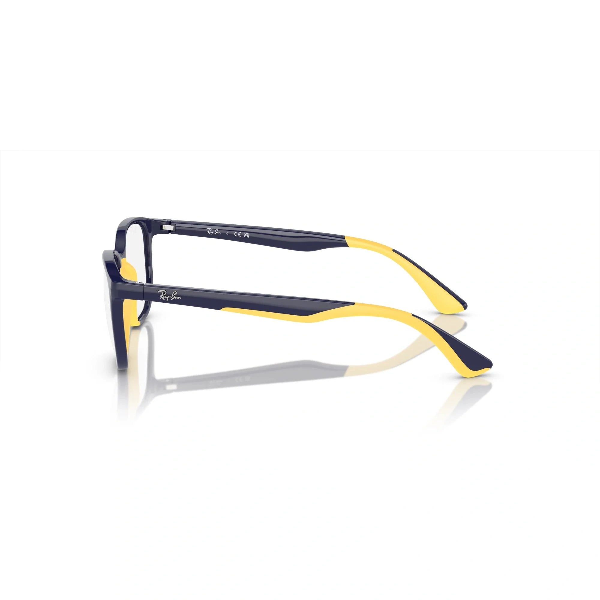 RAY-BAN JUNIOR RY 9078V - 3937 BLU SCURO SU GIALLO | OCCHIALE DA VISTA BAMBINO UNISEX | CALIBRO 48