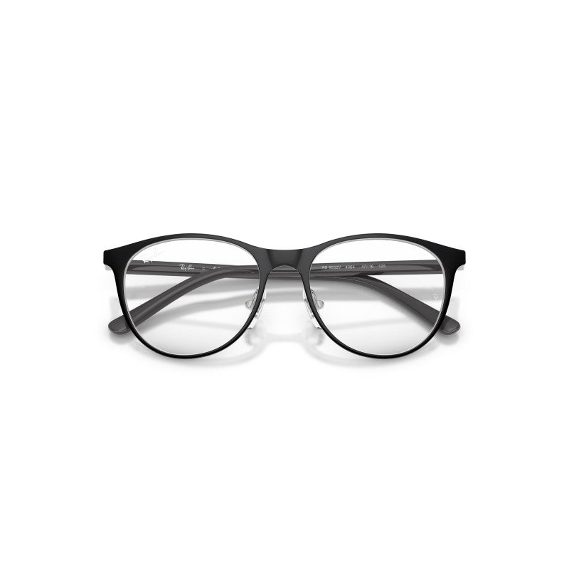 OCCHIALI DA VISTA BAMBINO UNISEX | RAY-BAN JUNIOR RY 9552V - 4064 NERO SU ARGENTO - CALIBRO 47