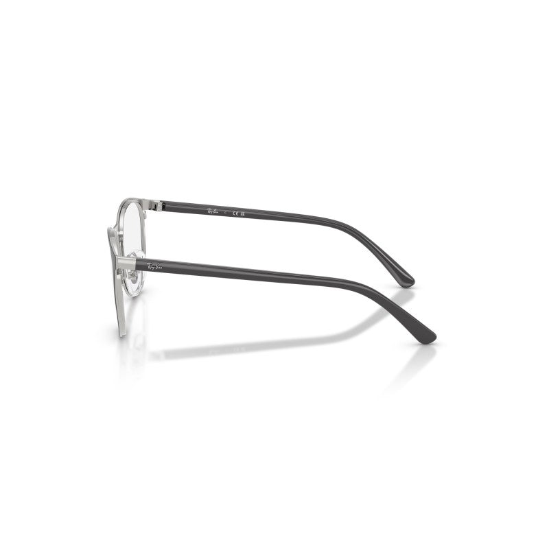 OCCHIALI DA VISTA BAMBINO UNISEX | RAY-BAN JUNIOR RY 9552V - 4064 NERO SU ARGENTO - CALIBRO 47