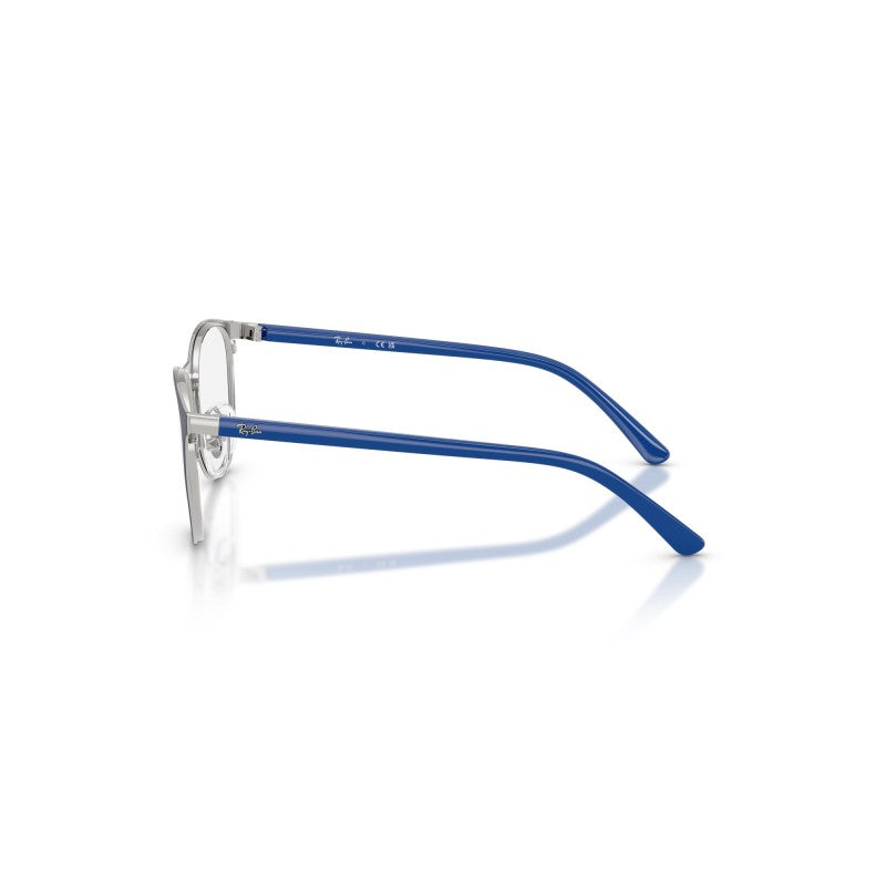OCCHIALI DA VISTA BAMBINO UNISEX | RAY-BAN JUNIOR RY 9552V - 4094 BLU OPACO SU ARGENTO - CALIBRO 45