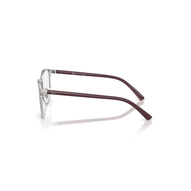 OCCHIALI DA VISTA BAMBINO UNISEX | RAY-BAN JUNIOR RY 9552V - 4098 VIOLA OPACO SU ARGENTO - CALIBRO 45