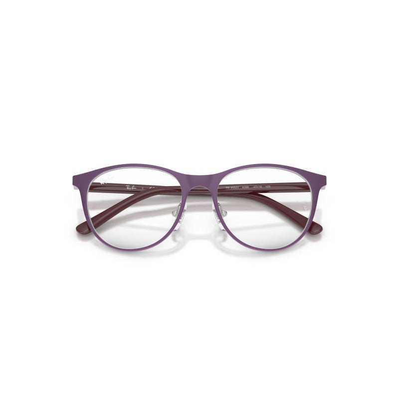 OCCHIALI DA VISTA BAMBINO UNISEX | RAY-BAN JUNIOR RY 9552V - 4098 VIOLA OPACO SU ARGENTO - CALIBRO 47