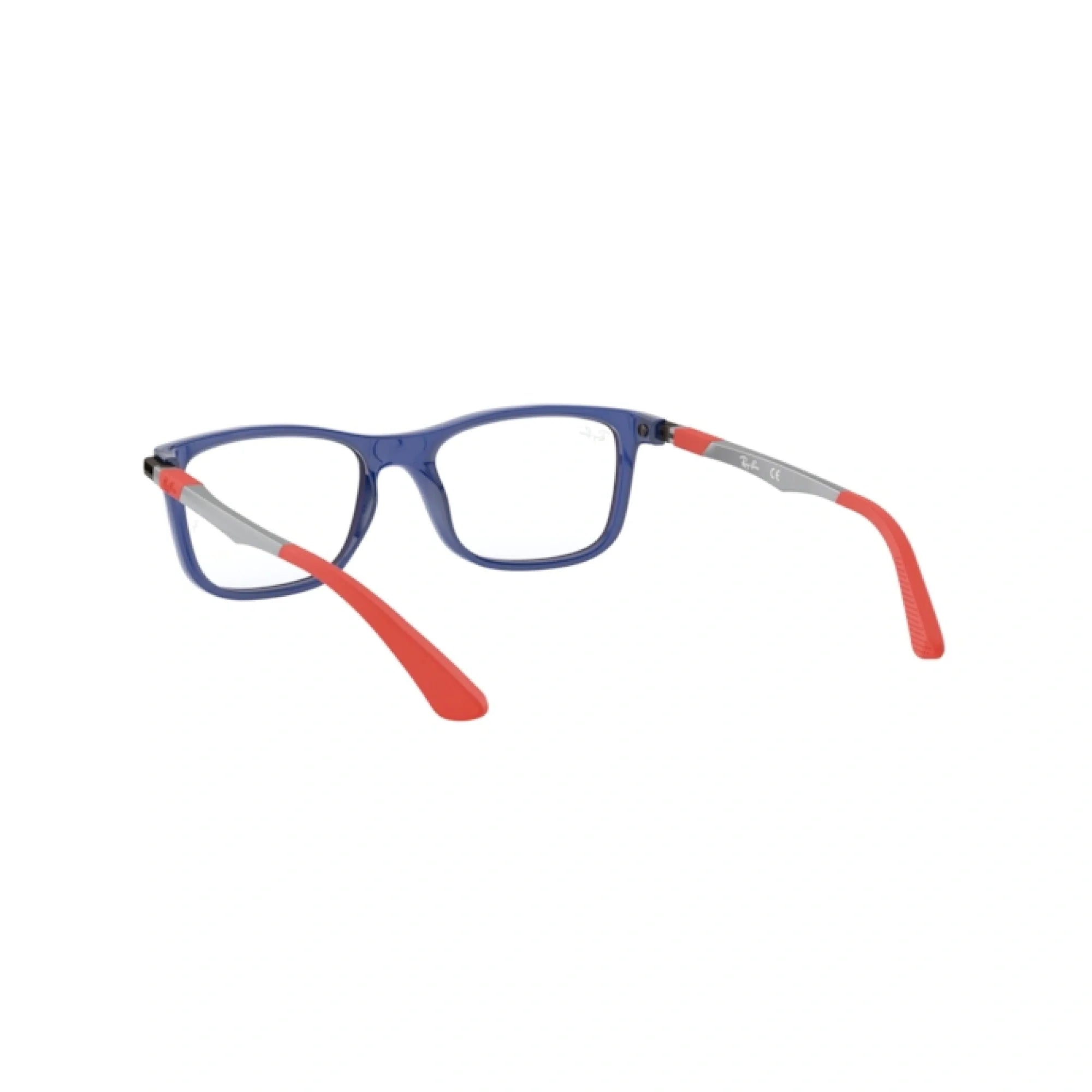 RAY-BAN JUNIOR RY 1549 - 3734 BLU TRASPARENTE | OCCHIALE DA VISTA BAMBINO UNISEX | CALIBRO 48