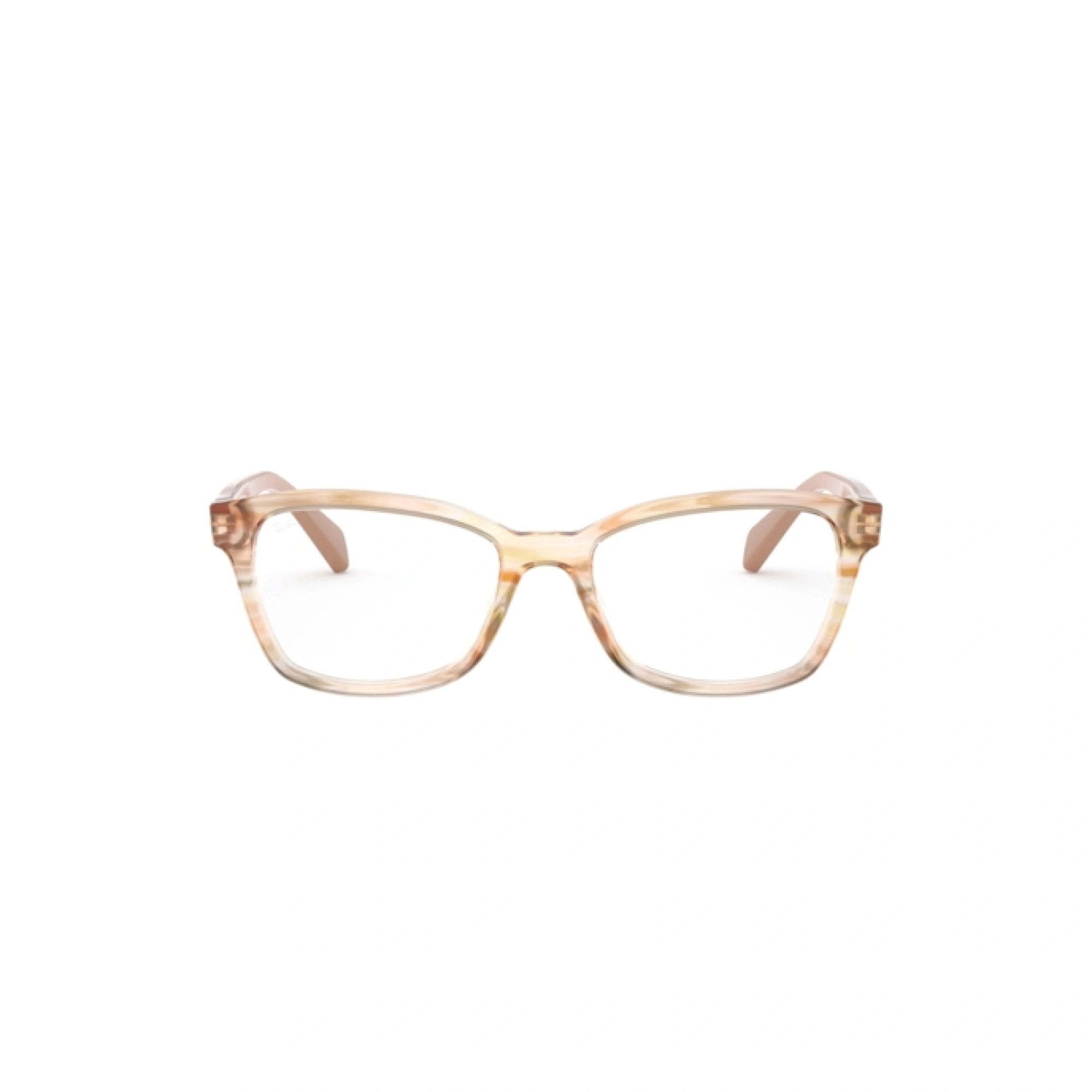 RAY-BAN JUNIOR RY 1591 - 3809 MARRONE SPOGLIATO MULTICOLORE | OCCHIALE DA VISTA DONNA | CALIBRO 46