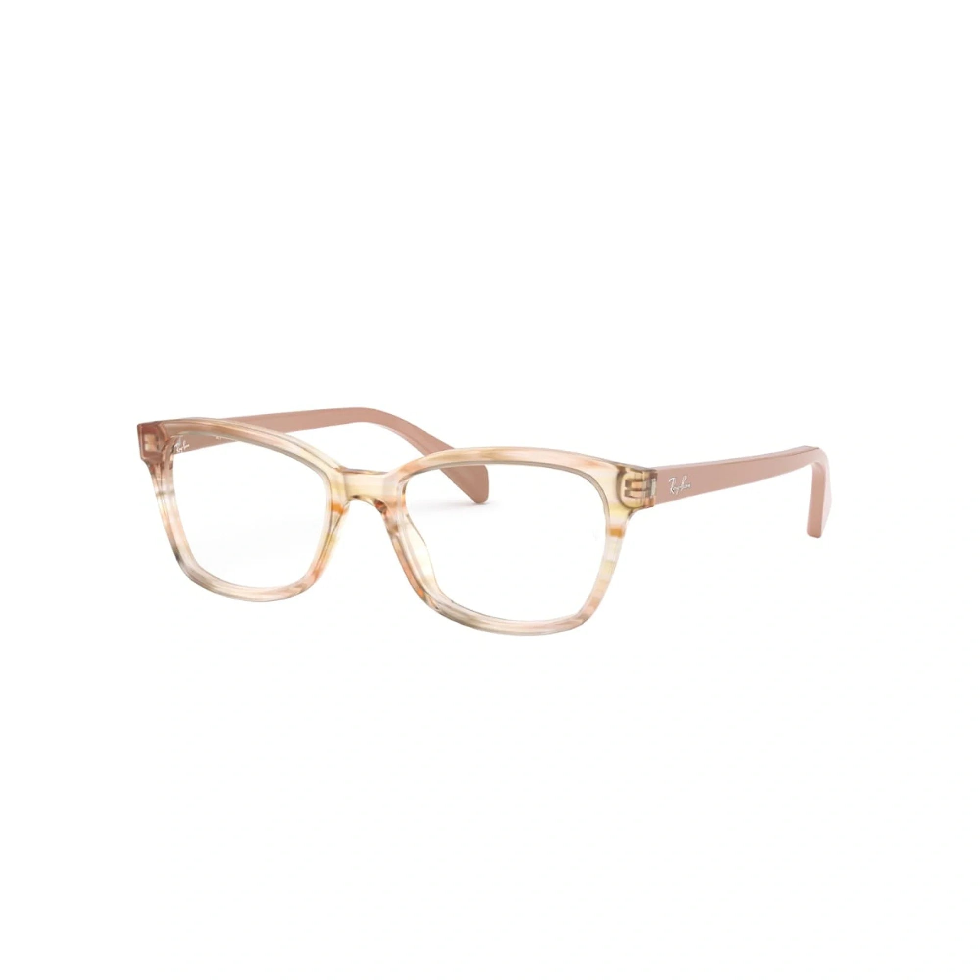 RAY-BAN JUNIOR RY 1591 - 3809 MARRONE SPOGLIATO MULTICOLORE | OCCHIALE DA VISTA DONNA | CALIBRO 48